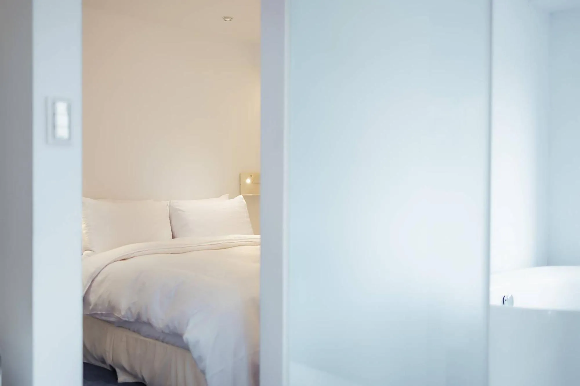 Bed in 苓旅松山館 Lininn Tapei Arena