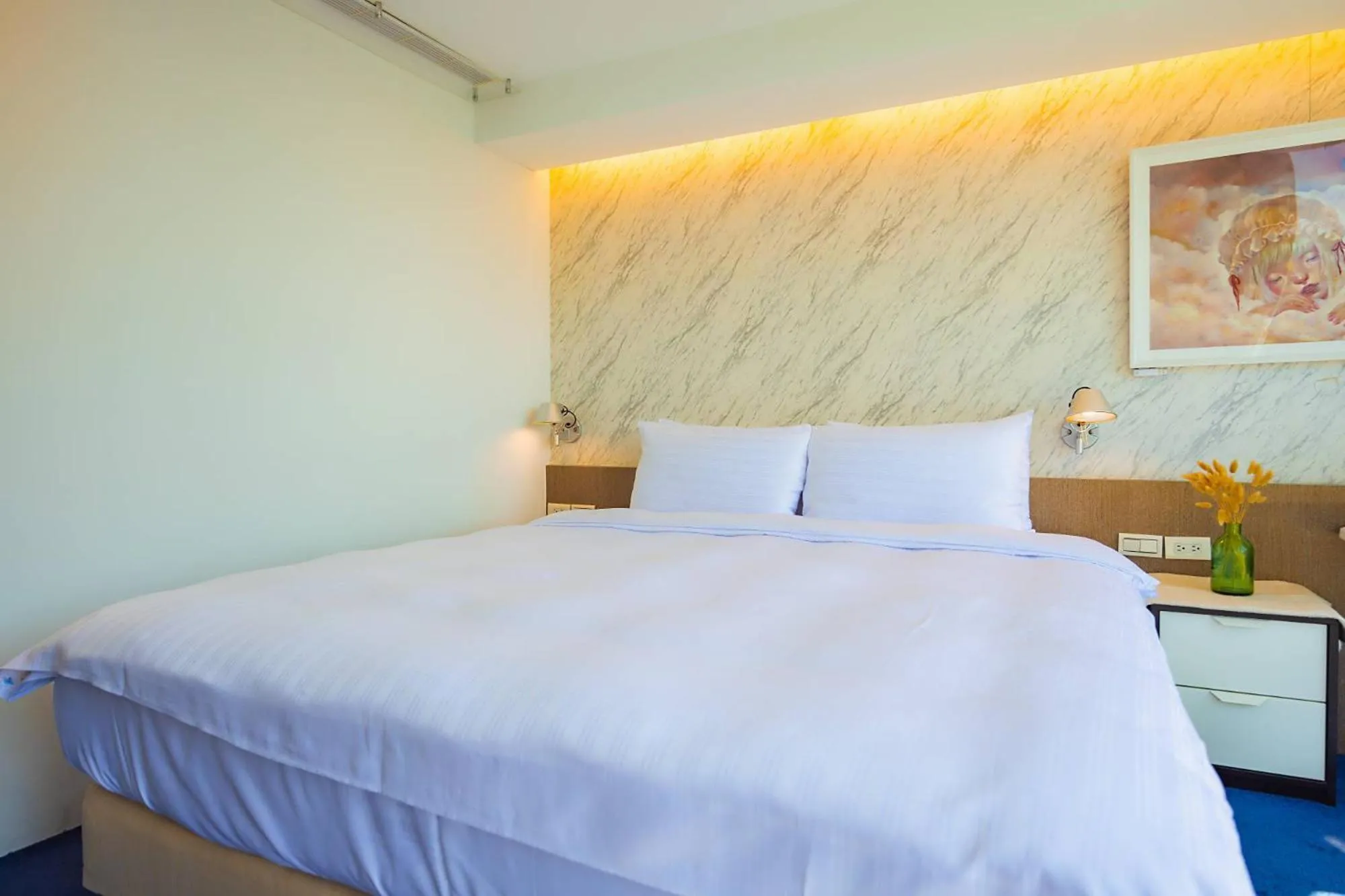 Bed in 苓旅松山館 Lininn Tapei Arena