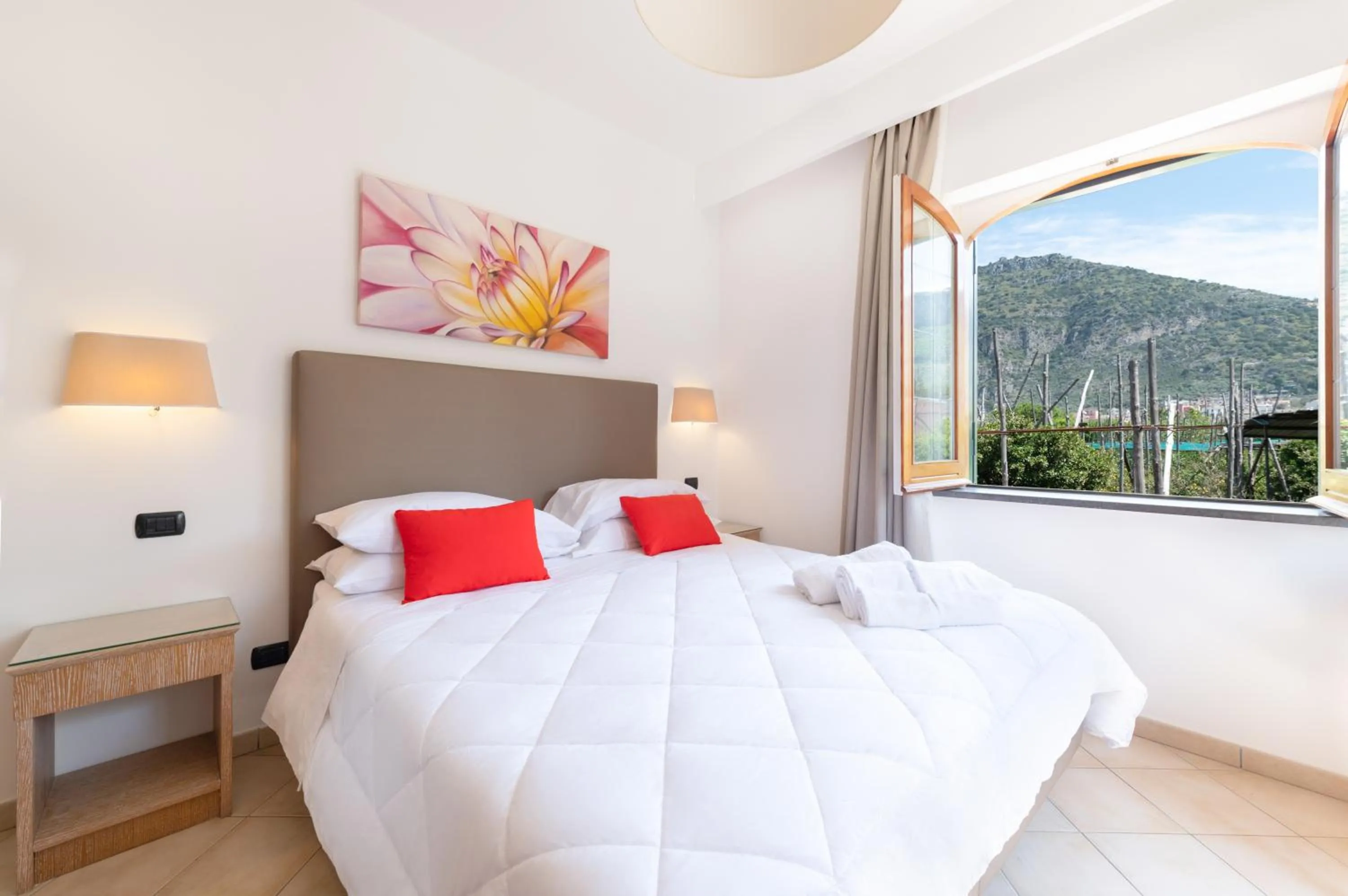 Bed in Villa Francesca Relais