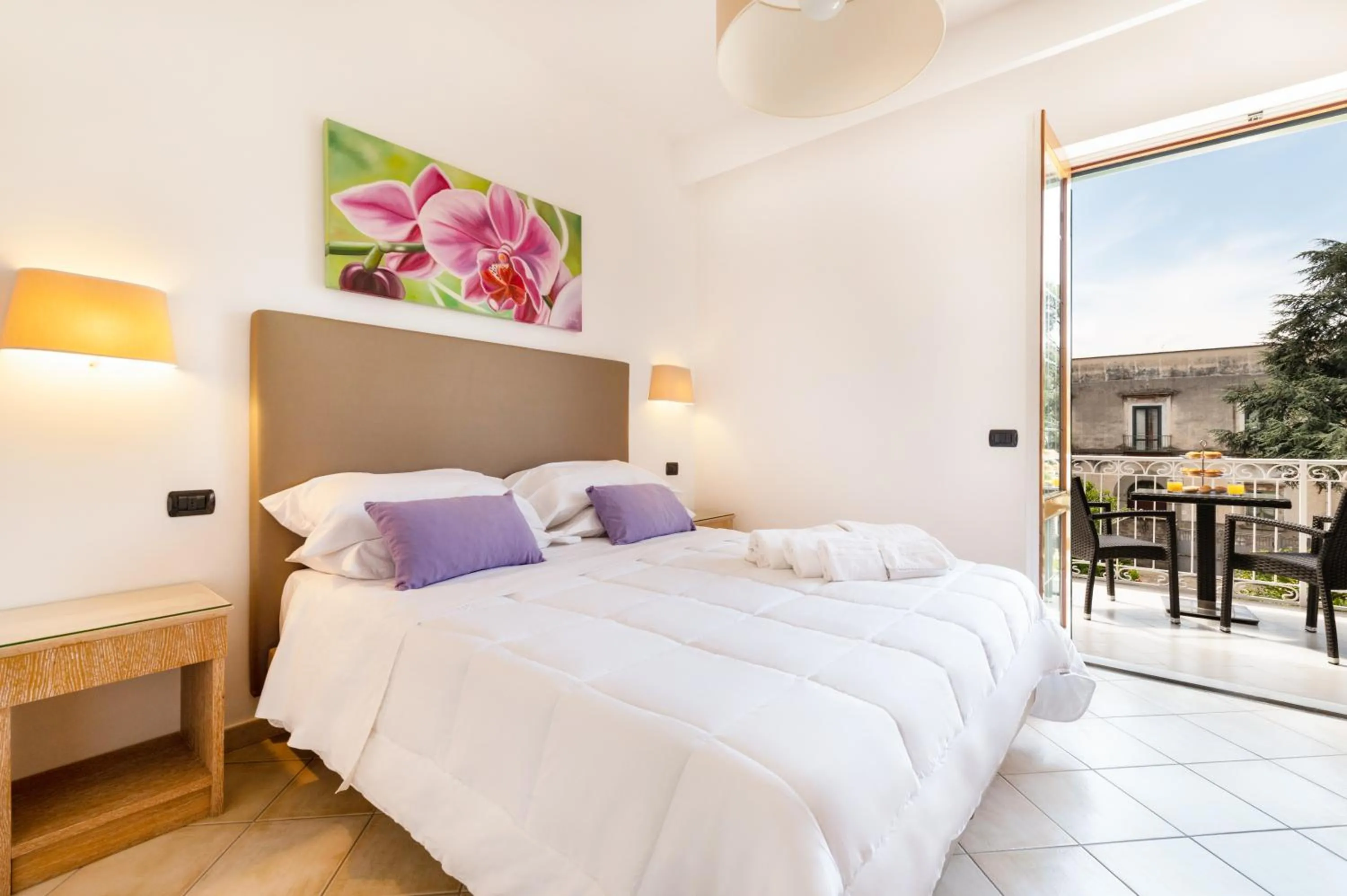 Bed in Villa Francesca Relais
