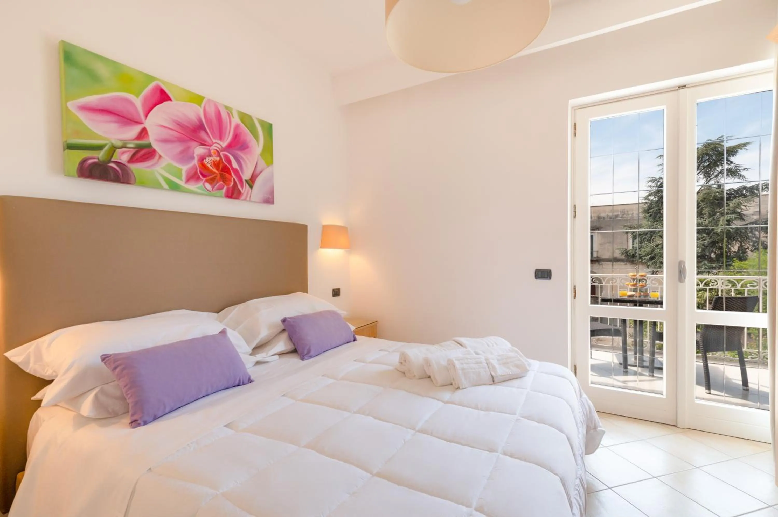 Bed in Villa Francesca Relais