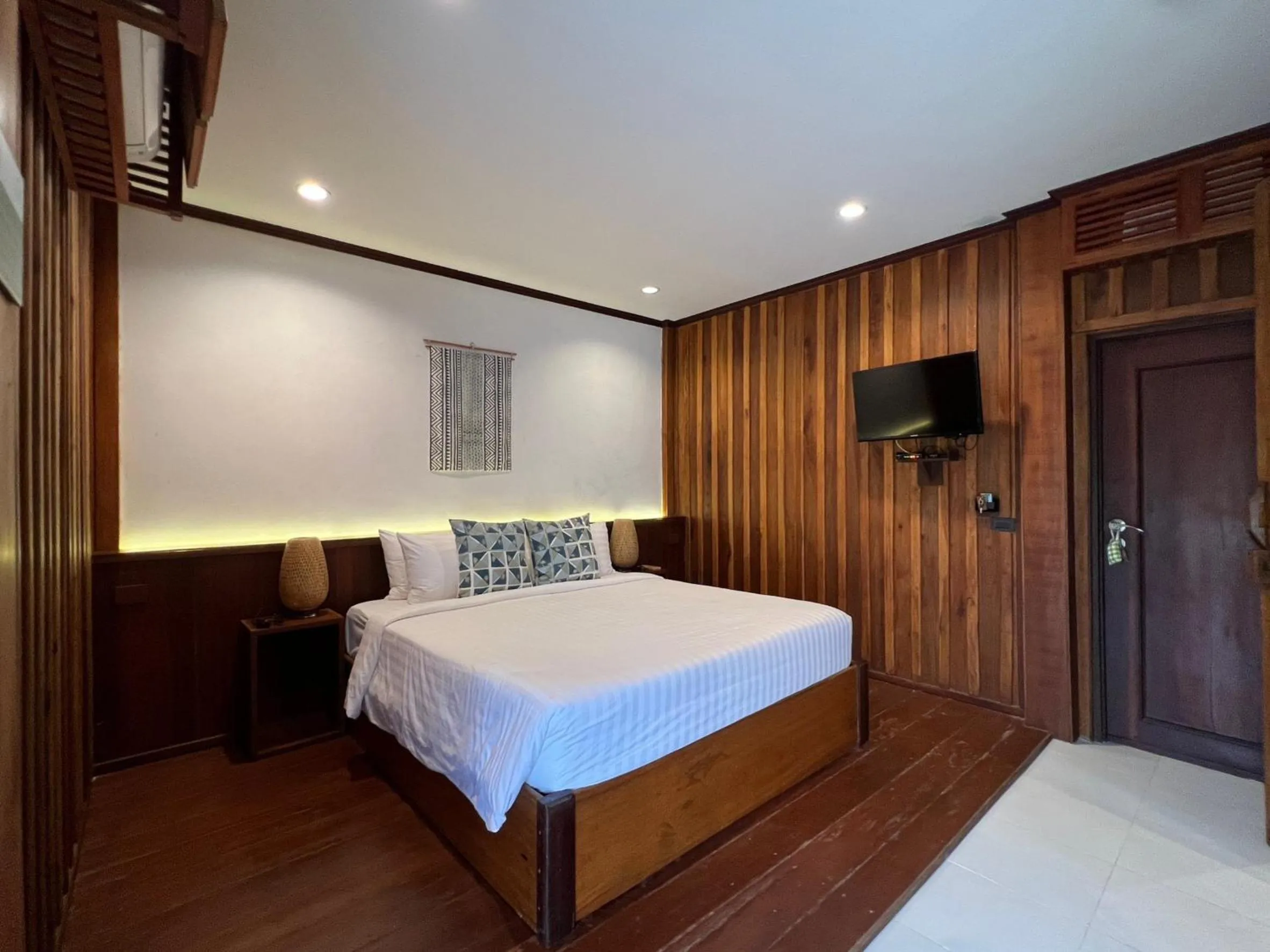 Bedroom, Bed in ViengTara VangVieng Resort