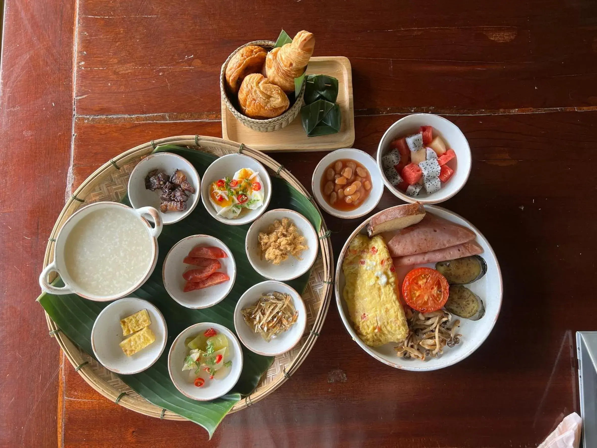 Breakfast in ViengTara VangVieng Resort Breakfast in ViengTara VangVieng Resort