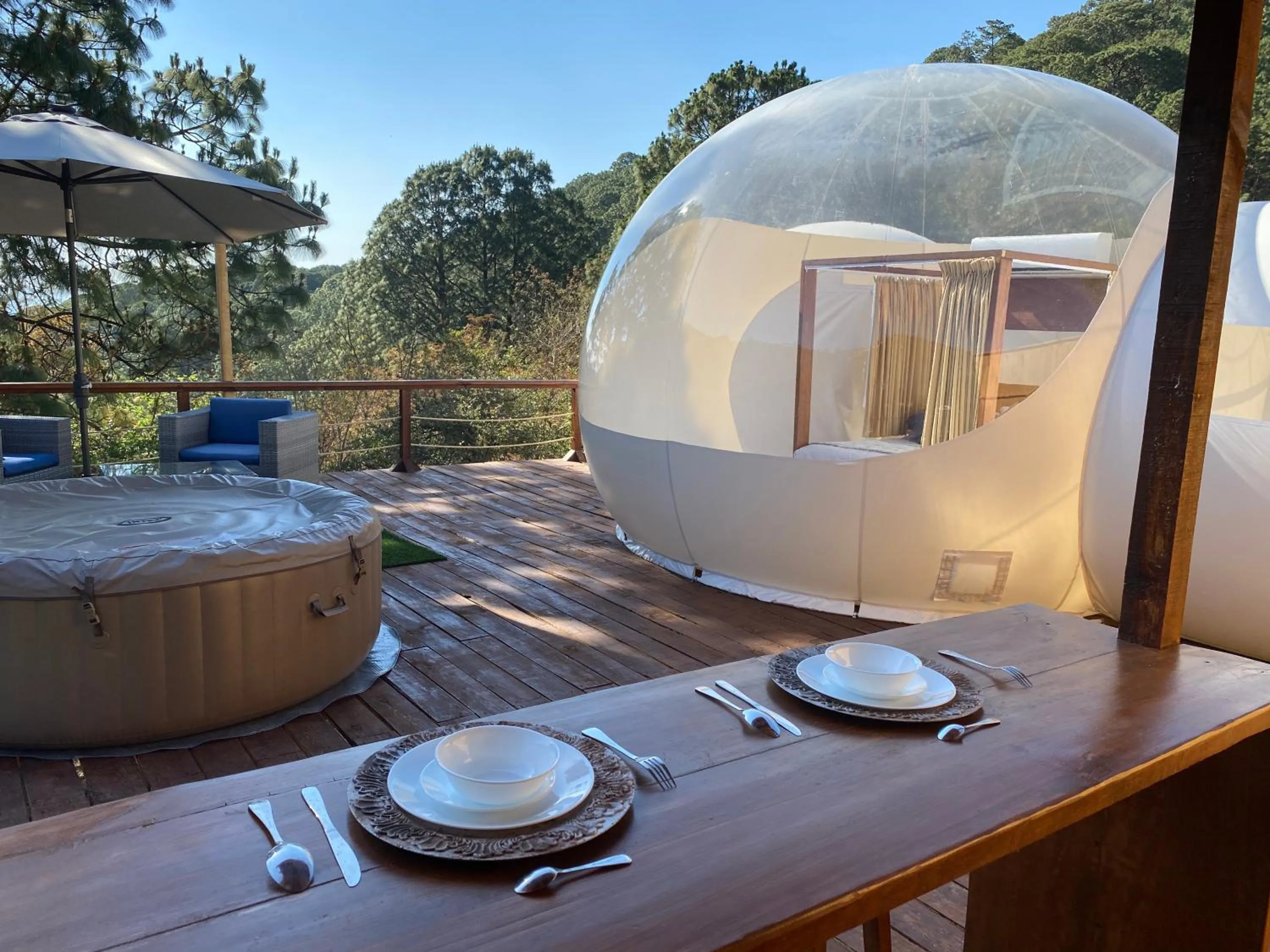 View (from property/room) in La Estela Bubble Glamping