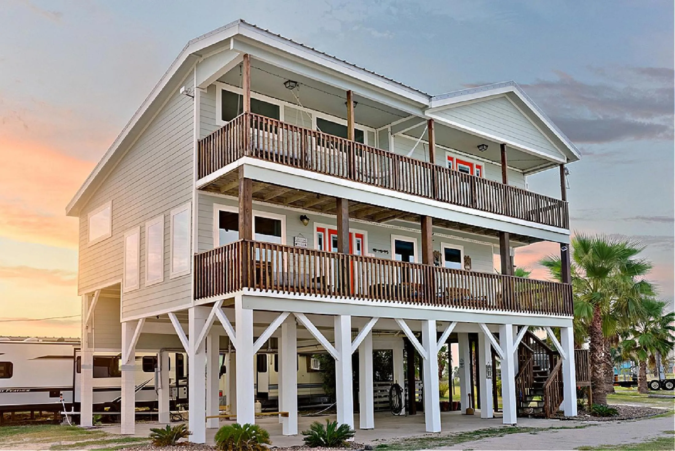 Property building in Bay Front Home with Spectacular Sunrise Views