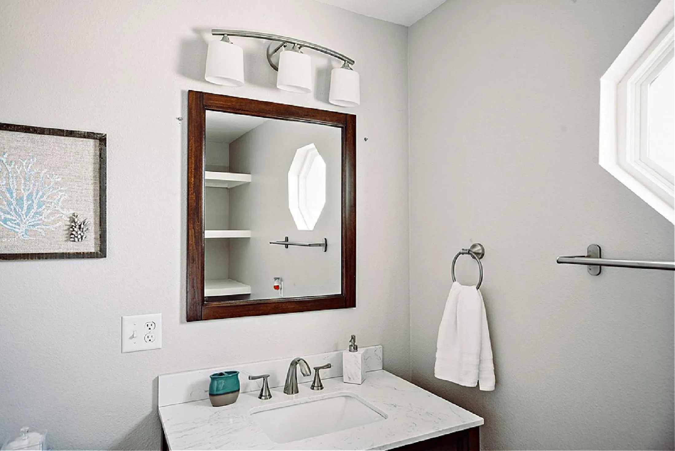 Bathroom in Bay Front Home with Spectacular Sunrise Views