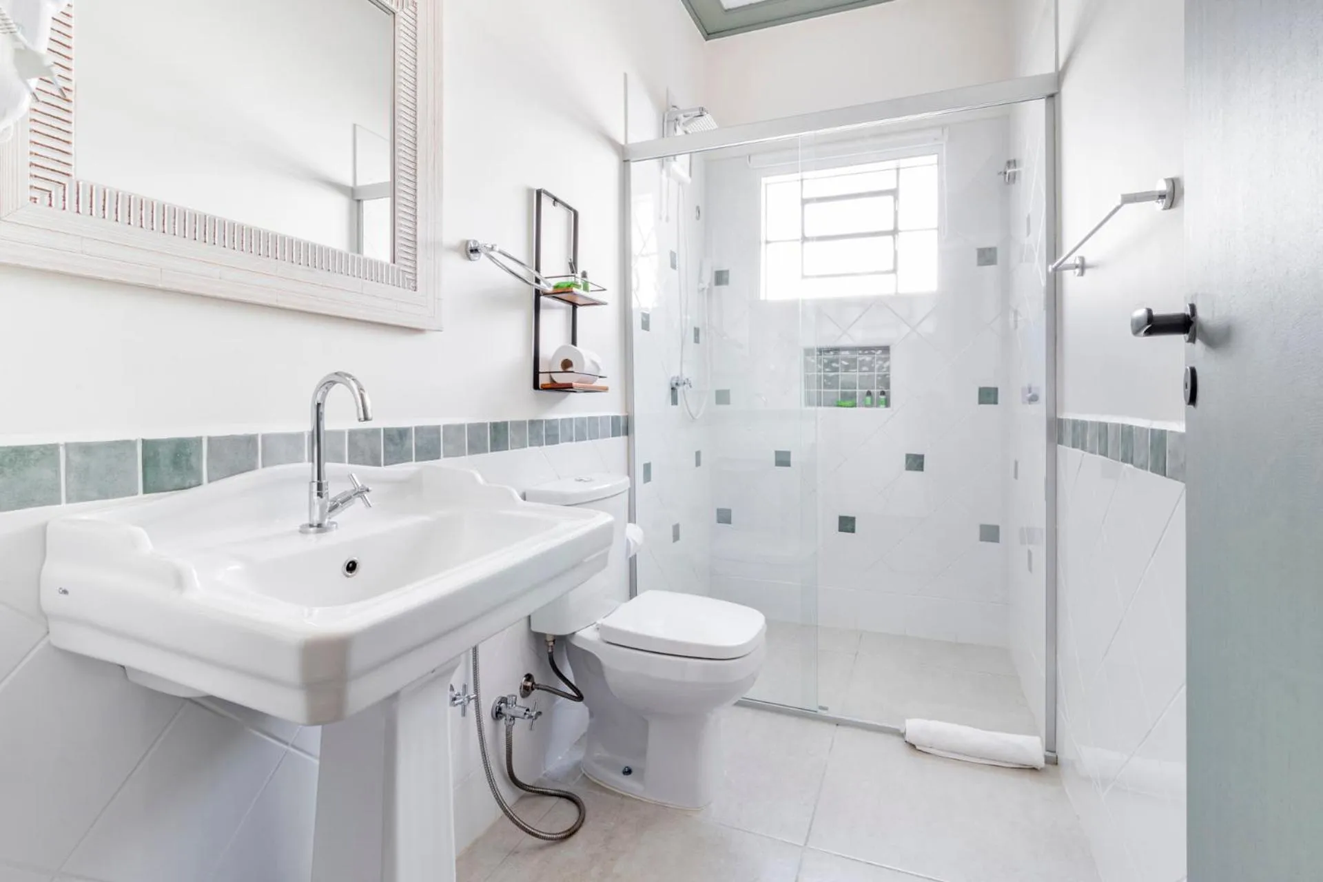 Shower in Limoeiro da Concórdia Hotel Fazenda de Charme