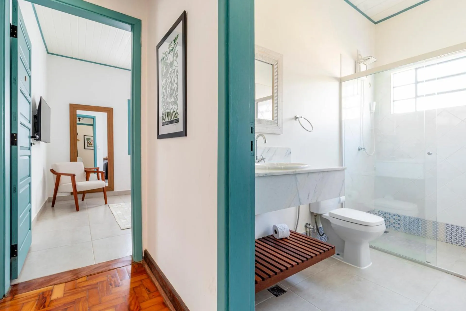 Shower in Limoeiro da Concórdia Hotel Fazenda de Charme