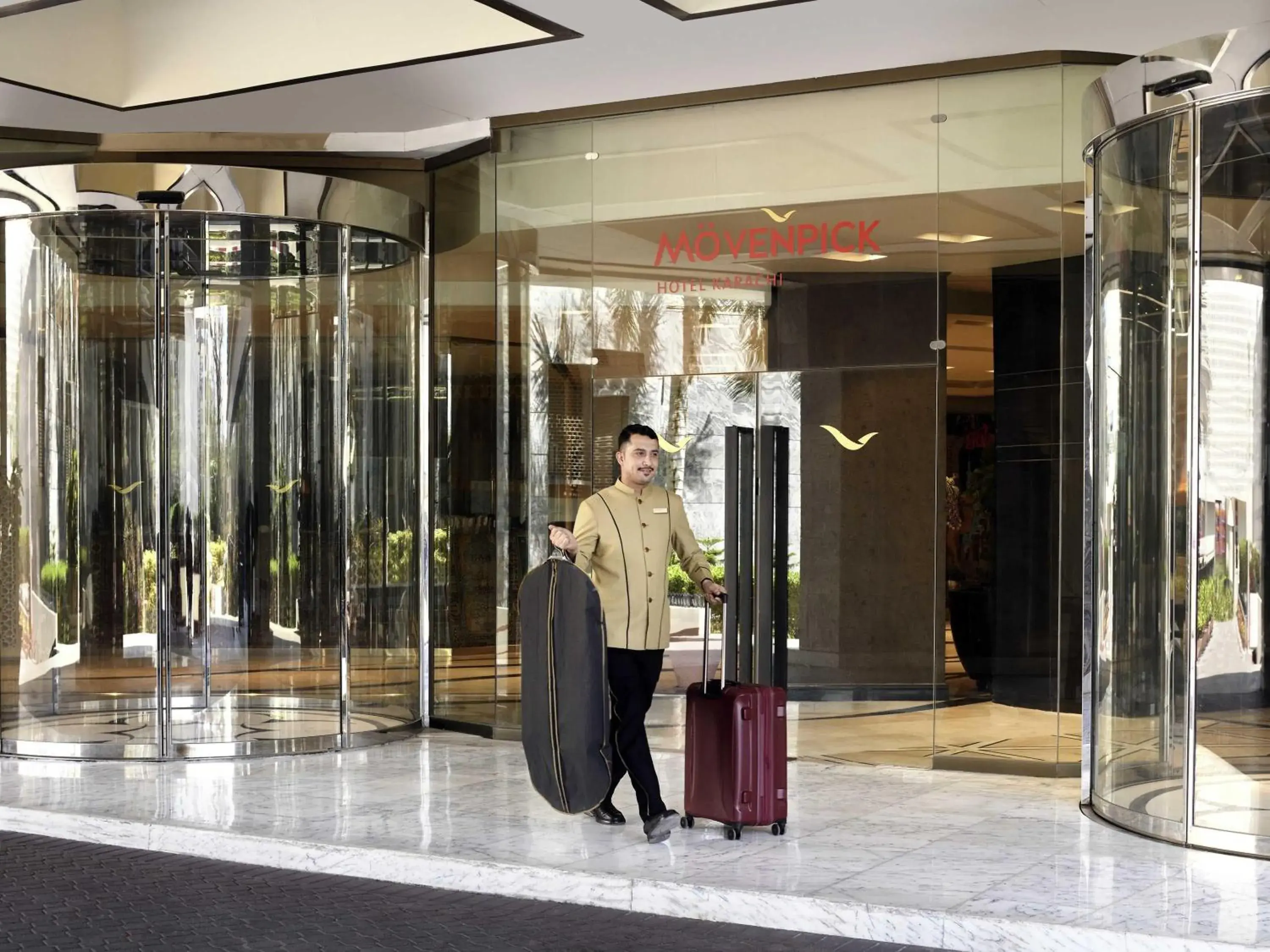 Property building in Mövenpick Hotel Karachi Property building in Mövenpick Hotel Karachi