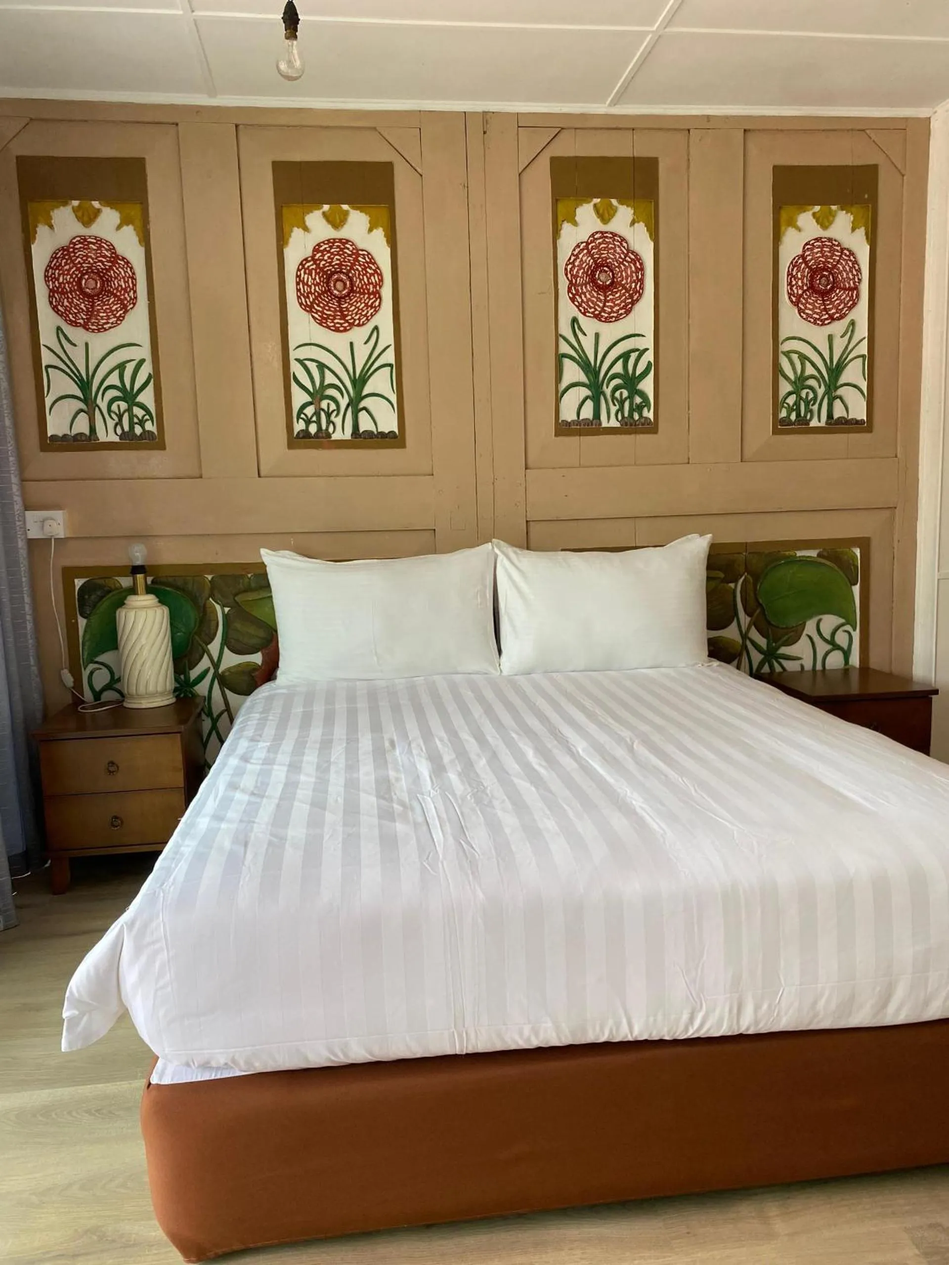 Bed in Mile 36 Lodge