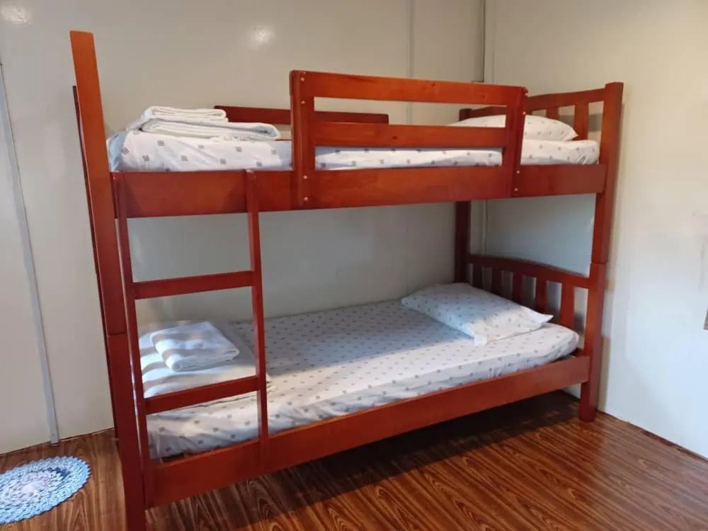 Bed in Mile 36 Lodge