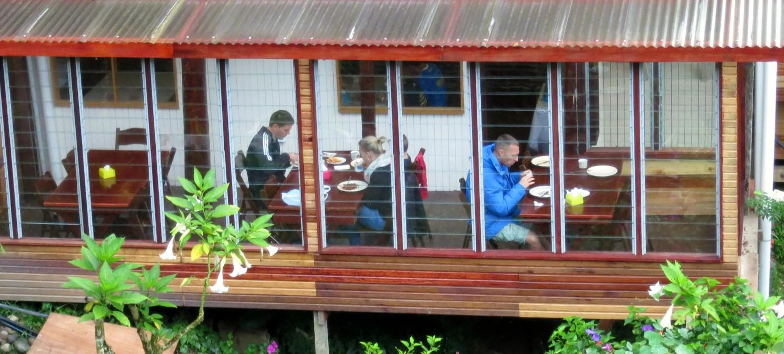 Asian breakfast in Mile 36 Lodge