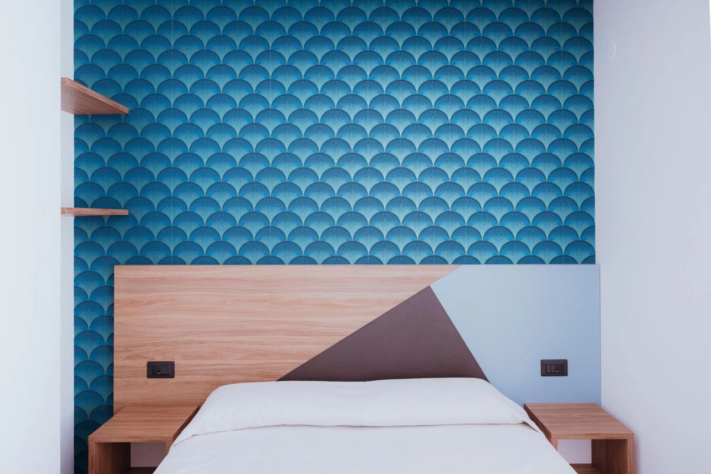 Bedroom, Bed in Hotel Acquario