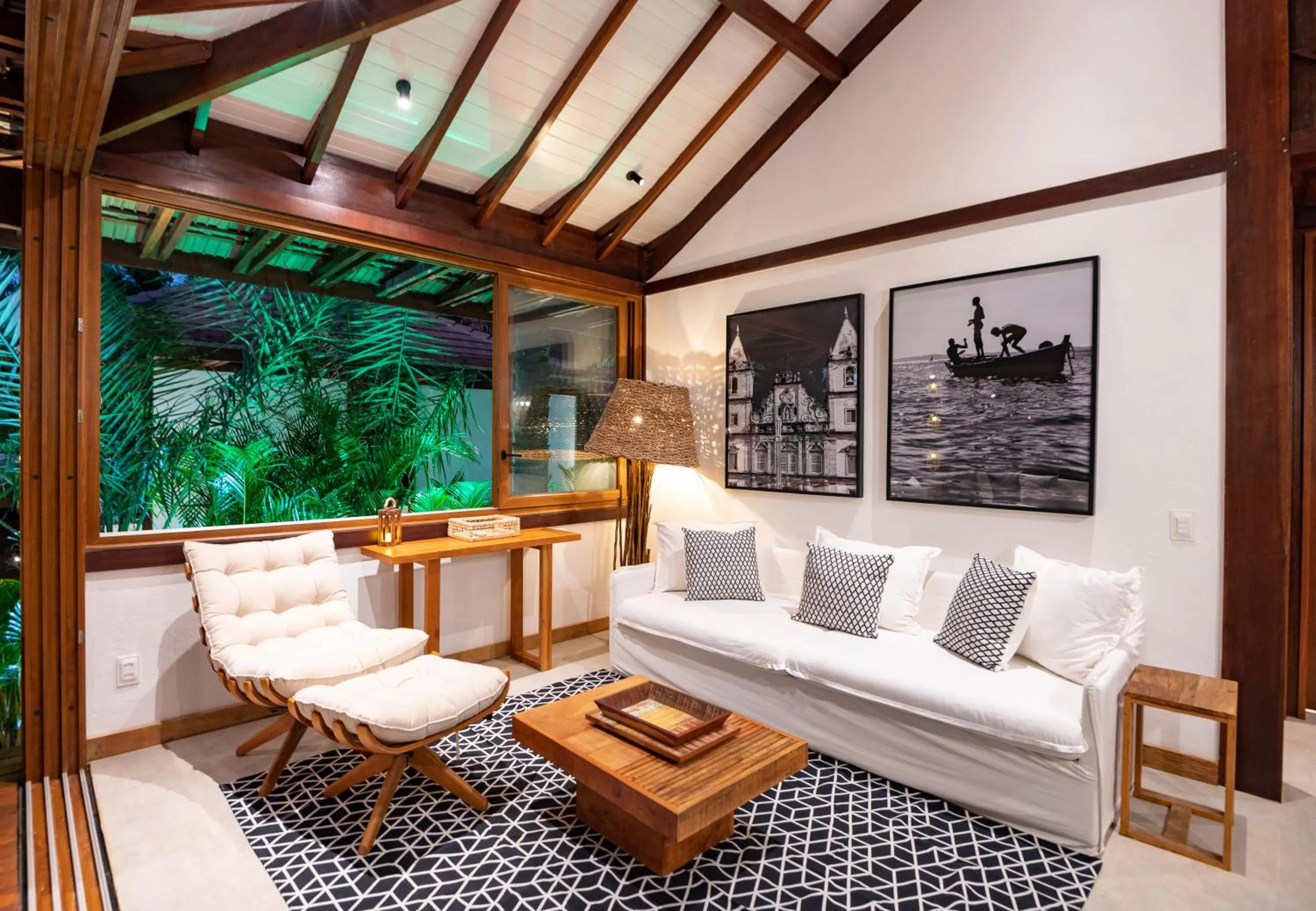 Living room in Colibri Beach Villas