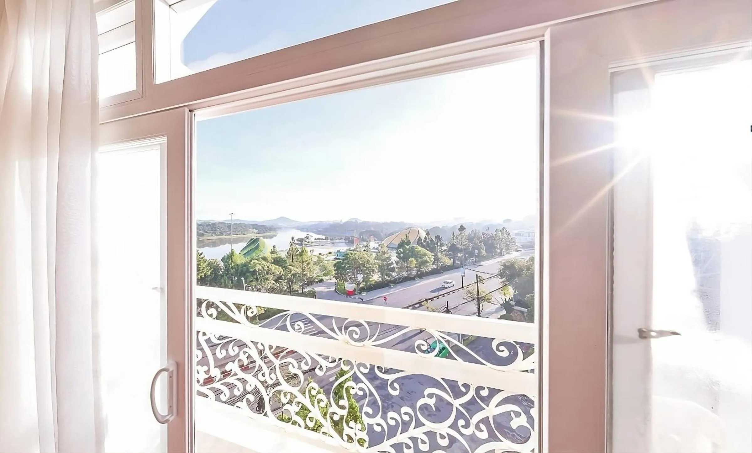 Balcony/Terrace in Ngoc Phat Dalat Hotel