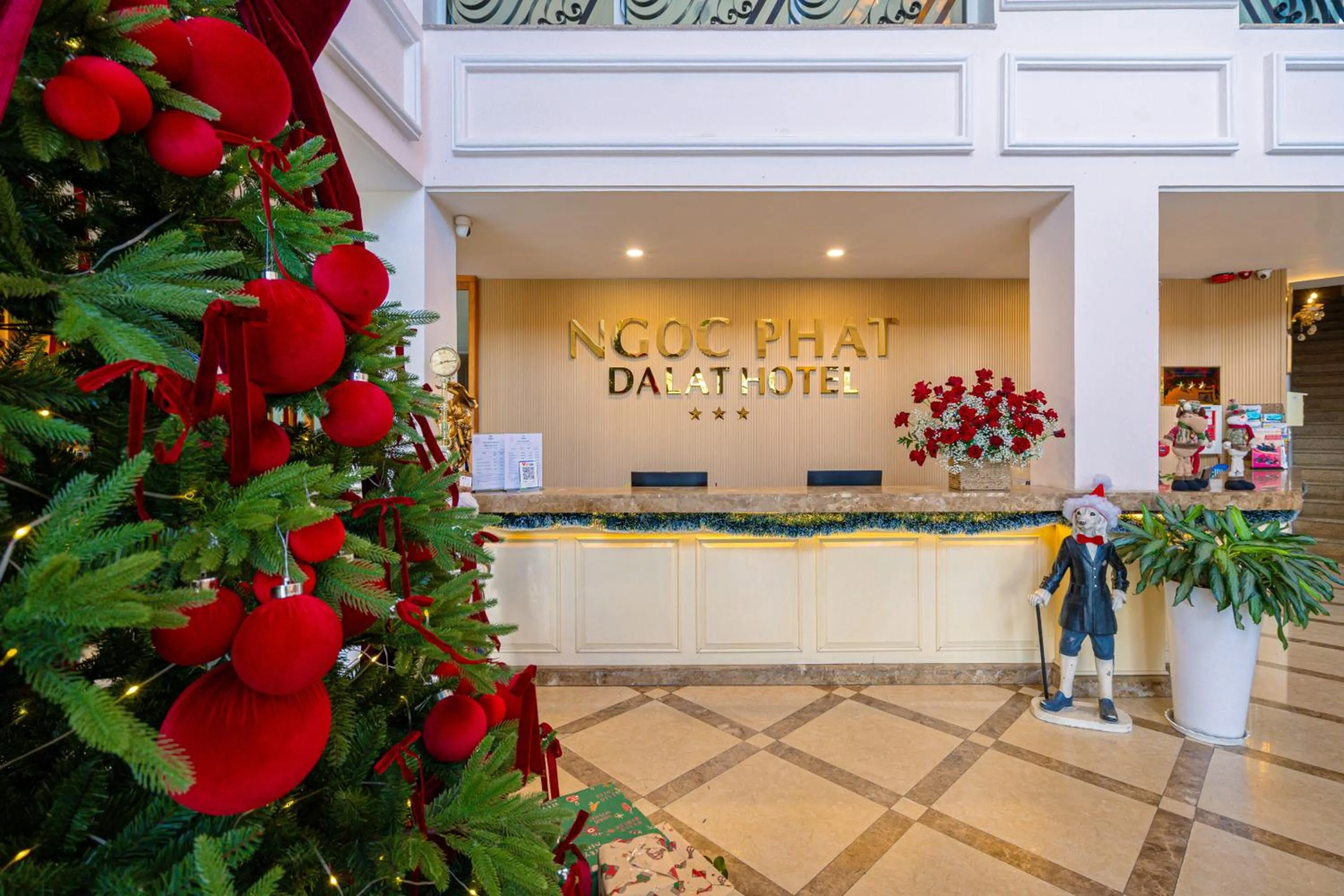Lobby or reception in Ngoc Phat Dalat Hotel