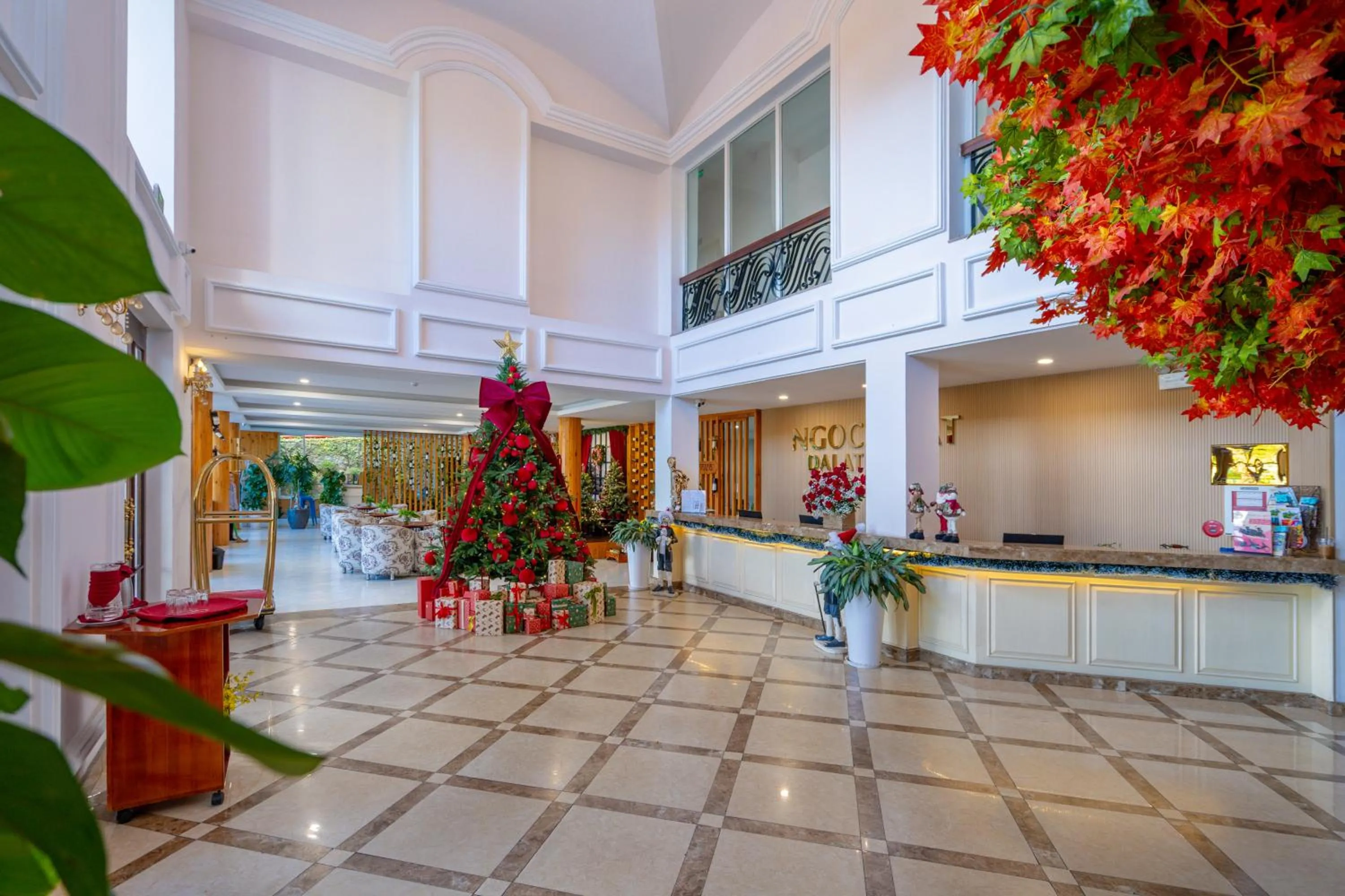 Lobby or reception in Ngoc Phat Dalat Hotel