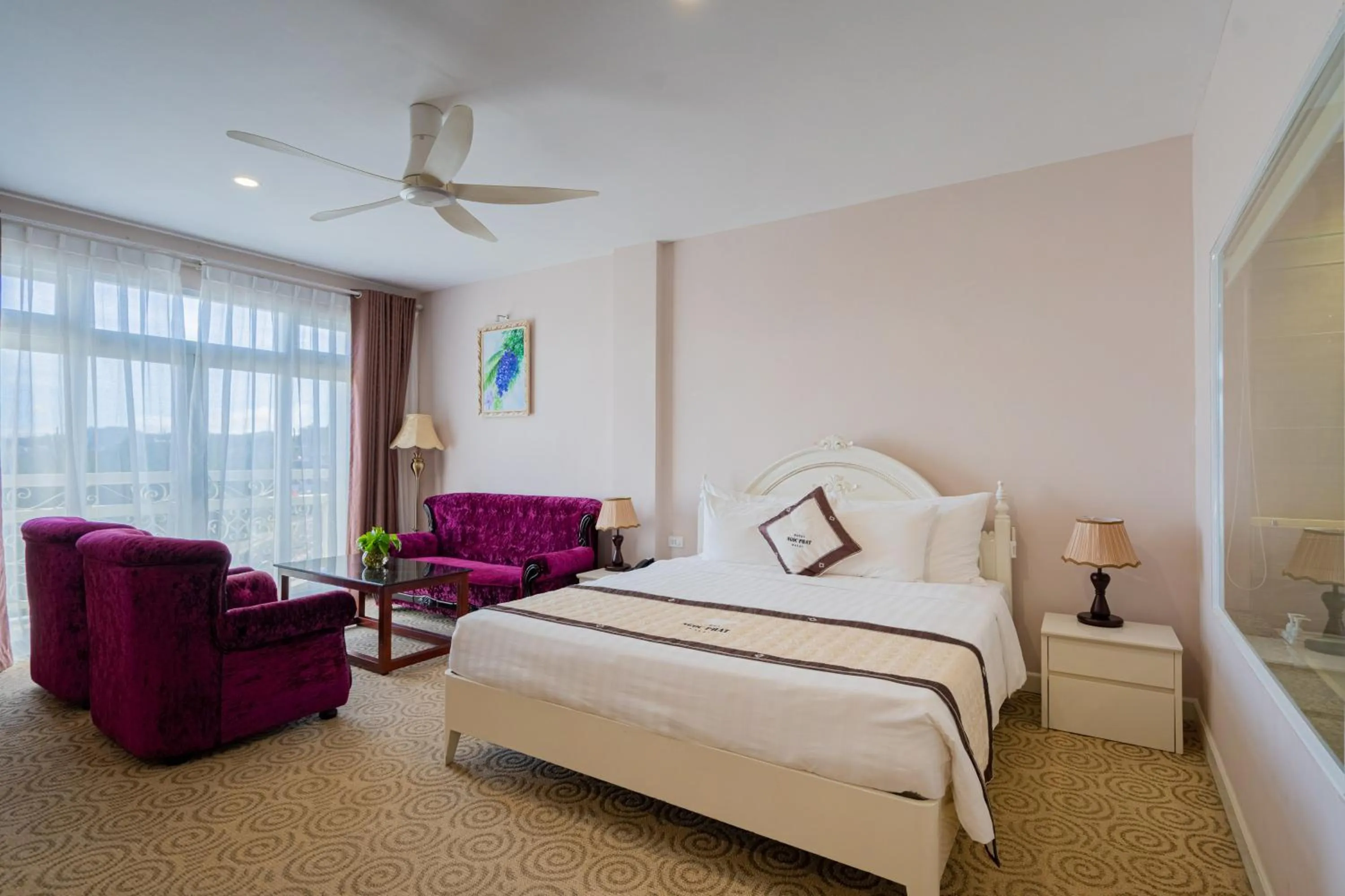 Bed in Ngoc Phat Dalat Hotel