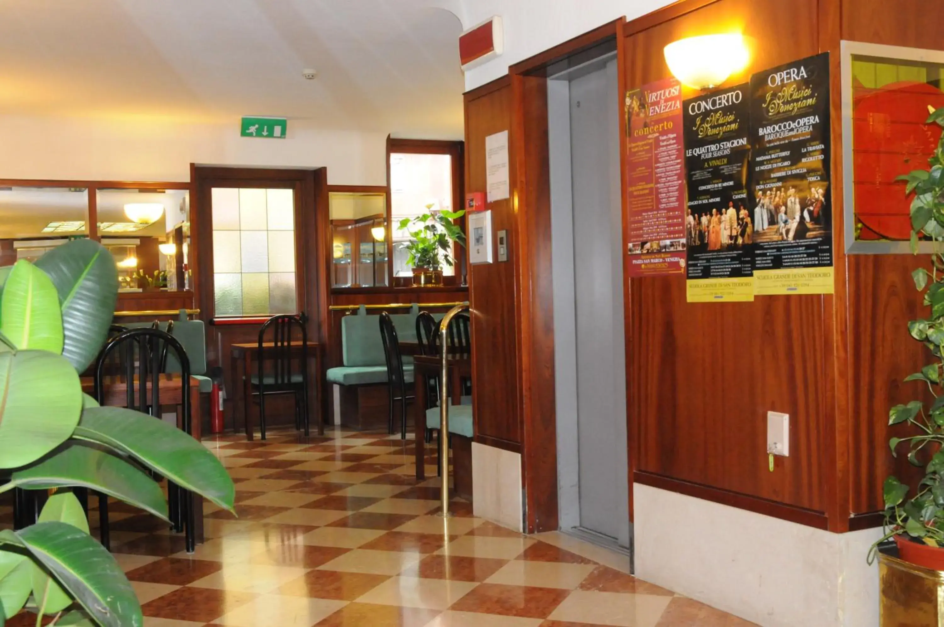 Lobby or reception in Hotel Diana Lobby or reception in Hotel Diana