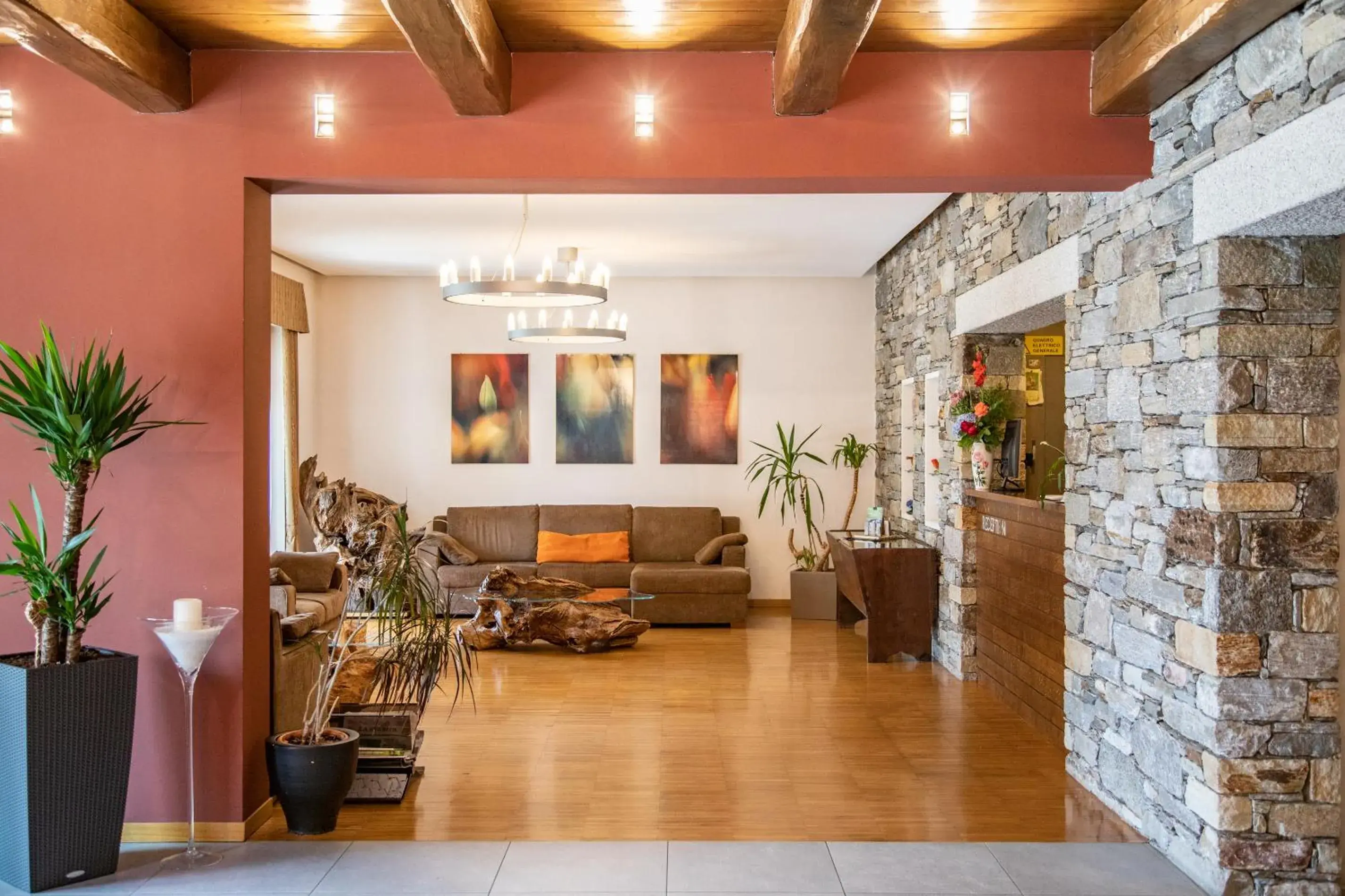 Lobby or reception in Hotel Cortese Lobby or reception in Hotel Cortese