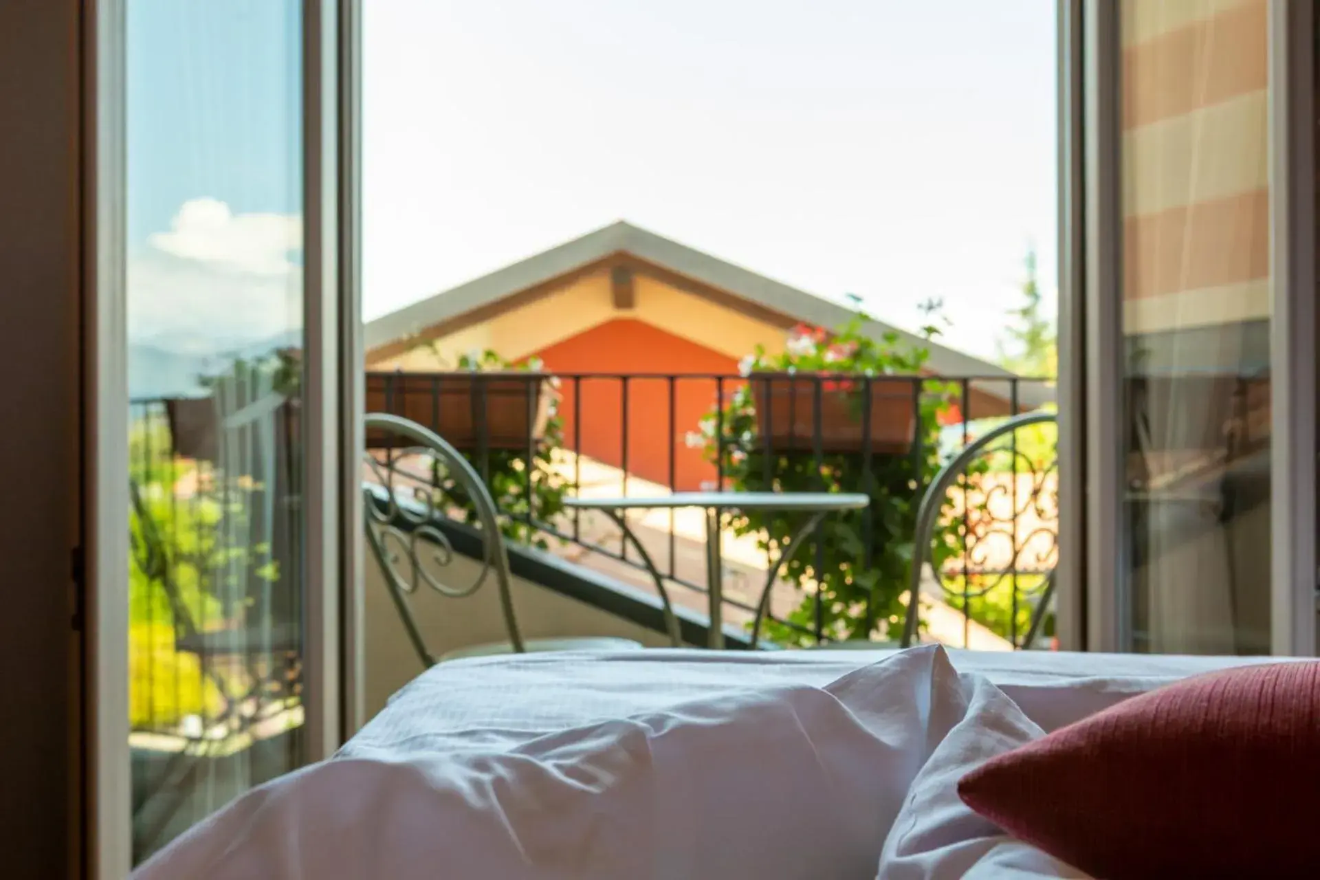 Bed in Hotel Cortese Bed in Hotel Cortese