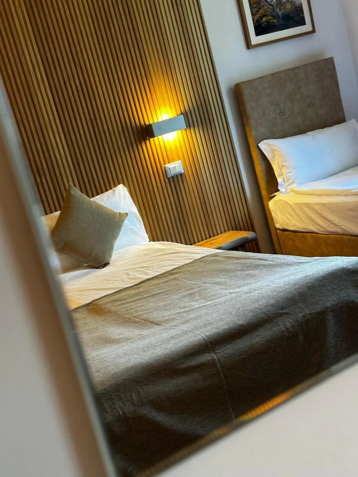 Bed in Hotel Cortese