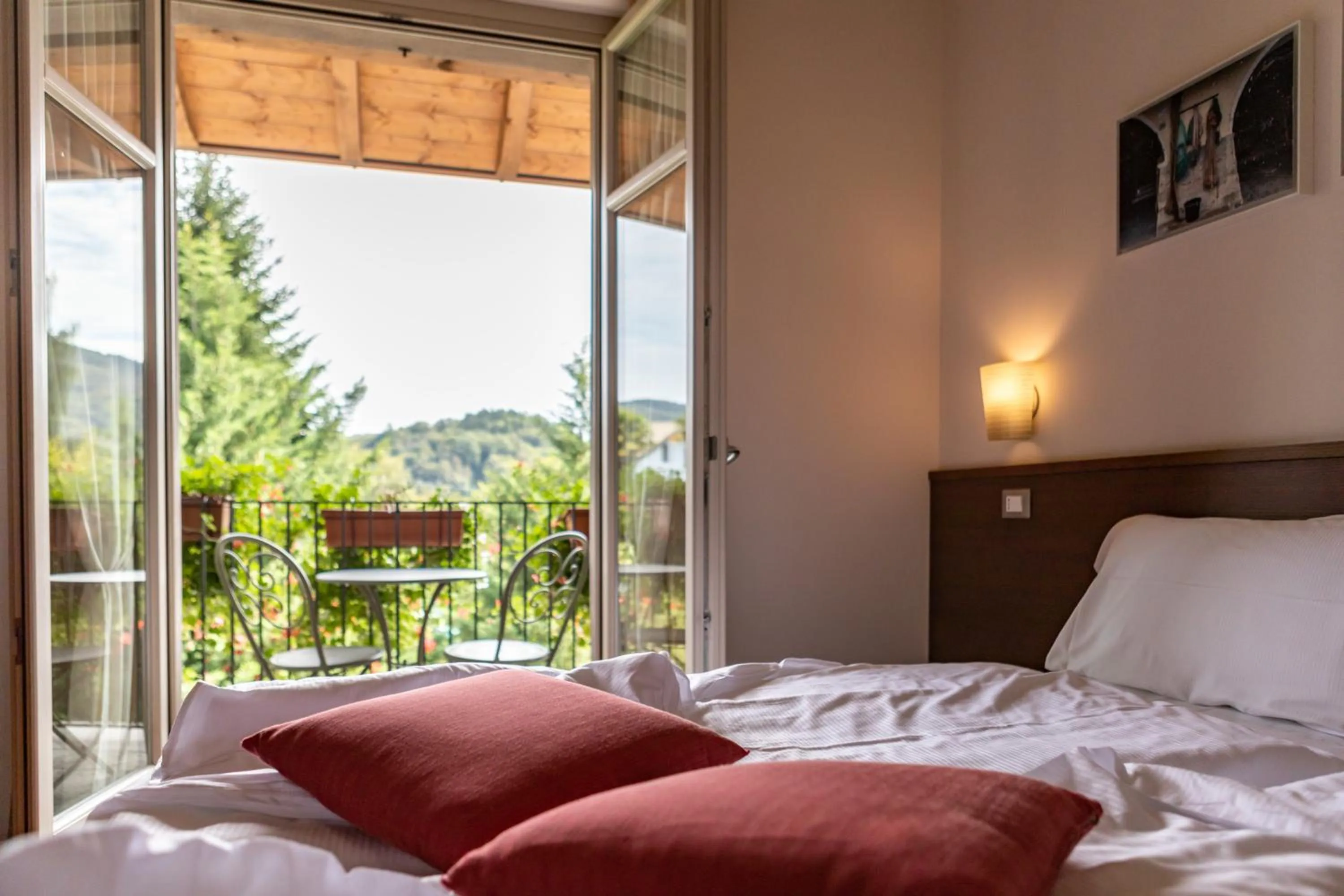 Bed in Hotel Cortese