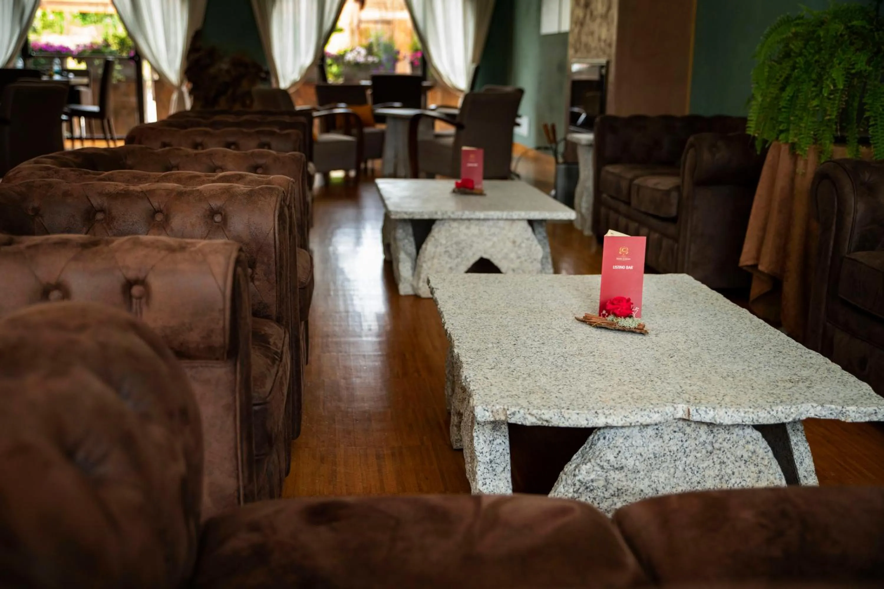 Communal lounge/ TV room in Hotel Cortese