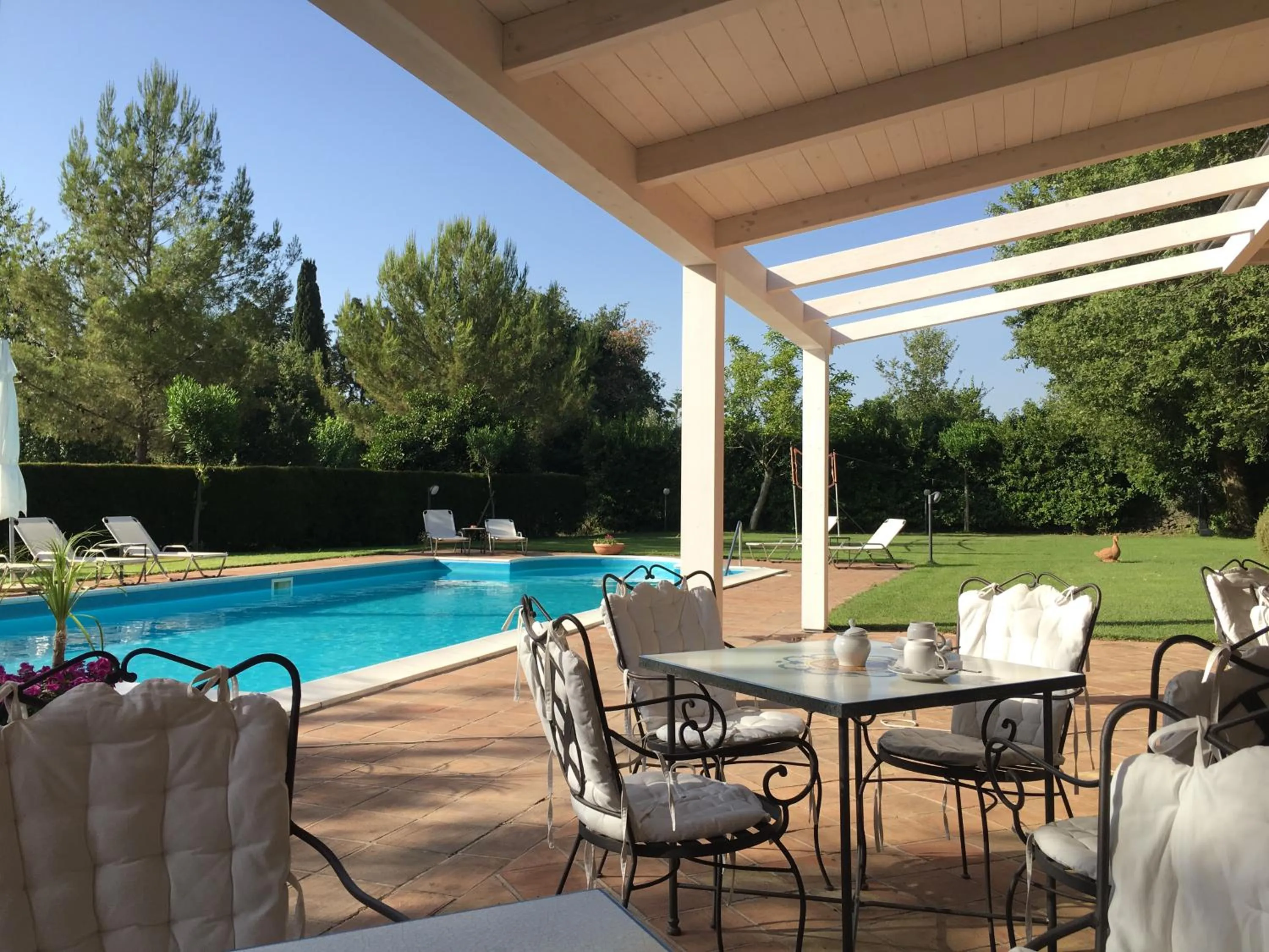 Patio in Bed and Breakfast Il Glicine