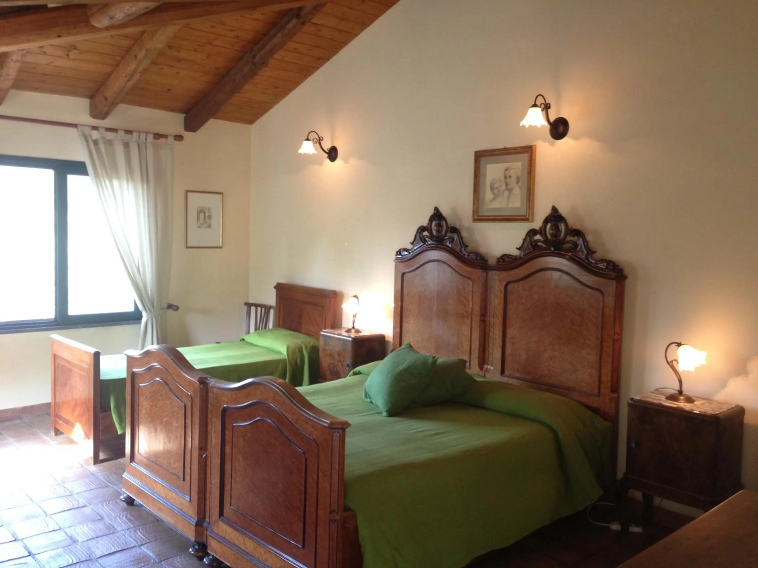 Bedroom, Bed in Bed and Breakfast Il Glicine