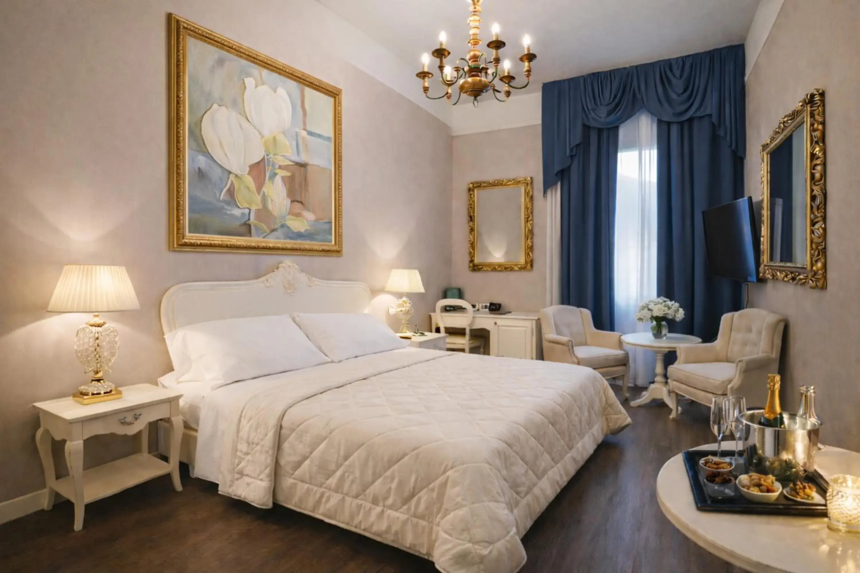 Bed in Hotel Ristorante Ala d'Oro Bed in Hotel Ristorante Ala d'Oro