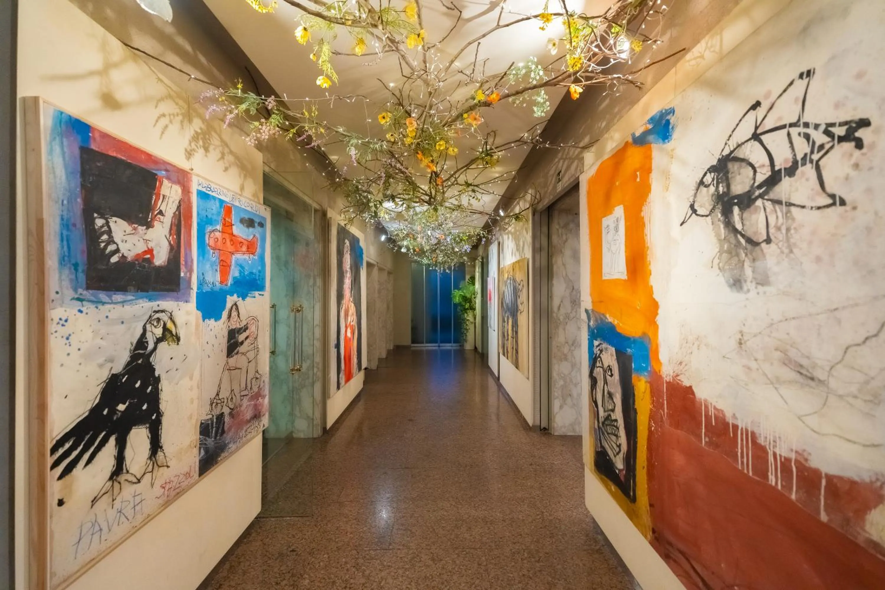 Decorative detail in Hotel Ristorante Ala d'Oro