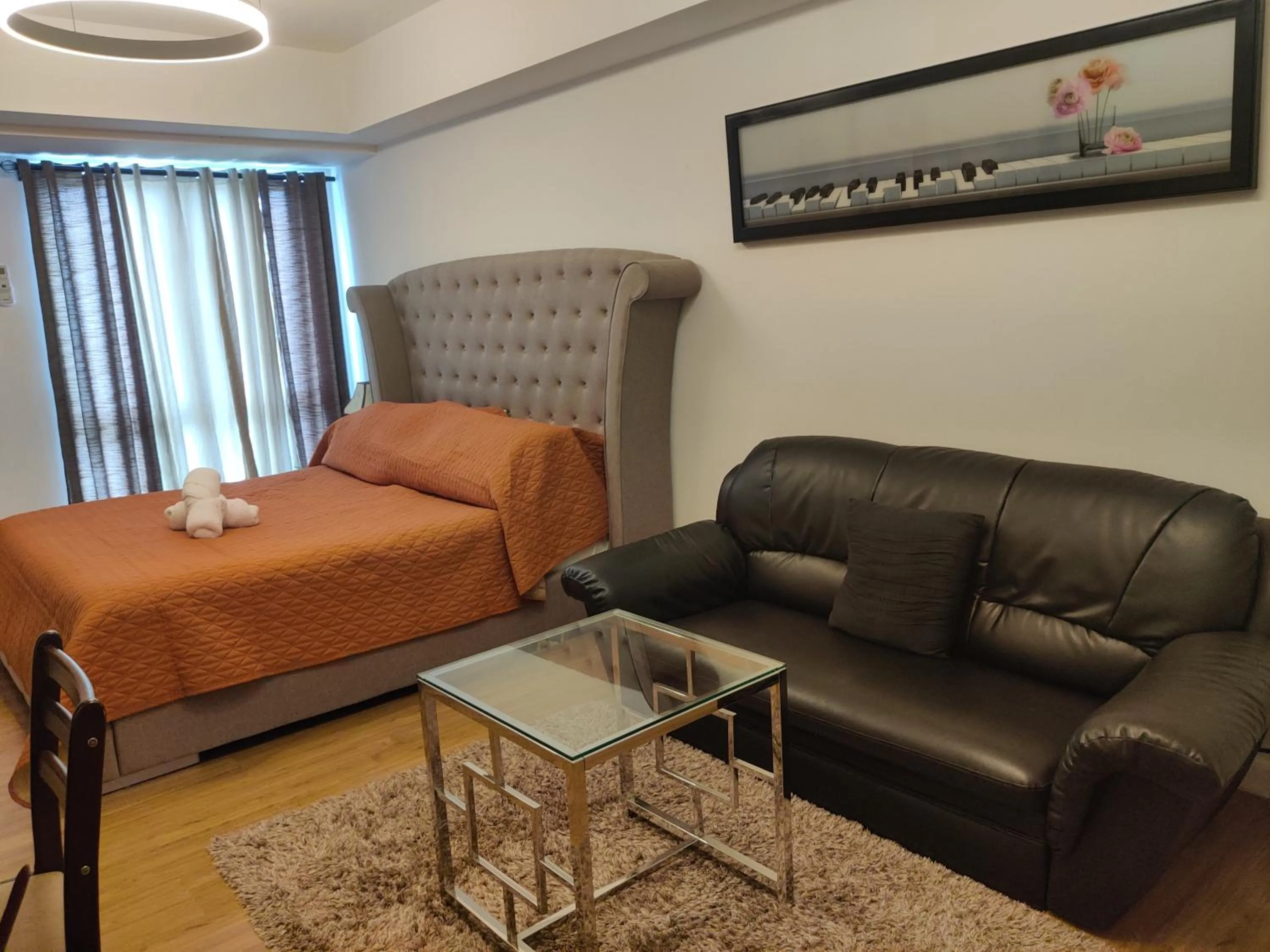 Living room in Abreeza Condo T2-2820
