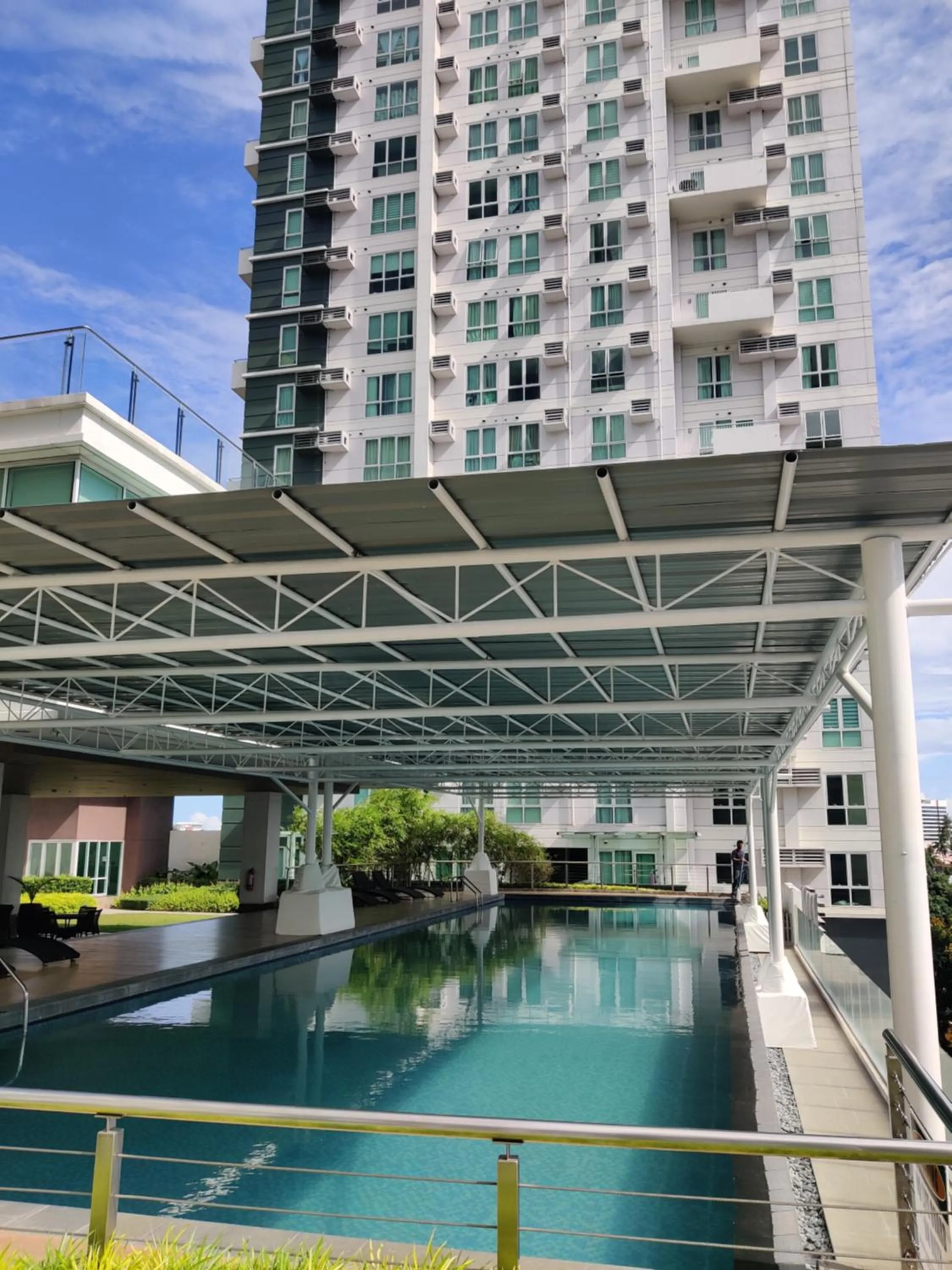 Pool view in Abreeza Condo T2-2820