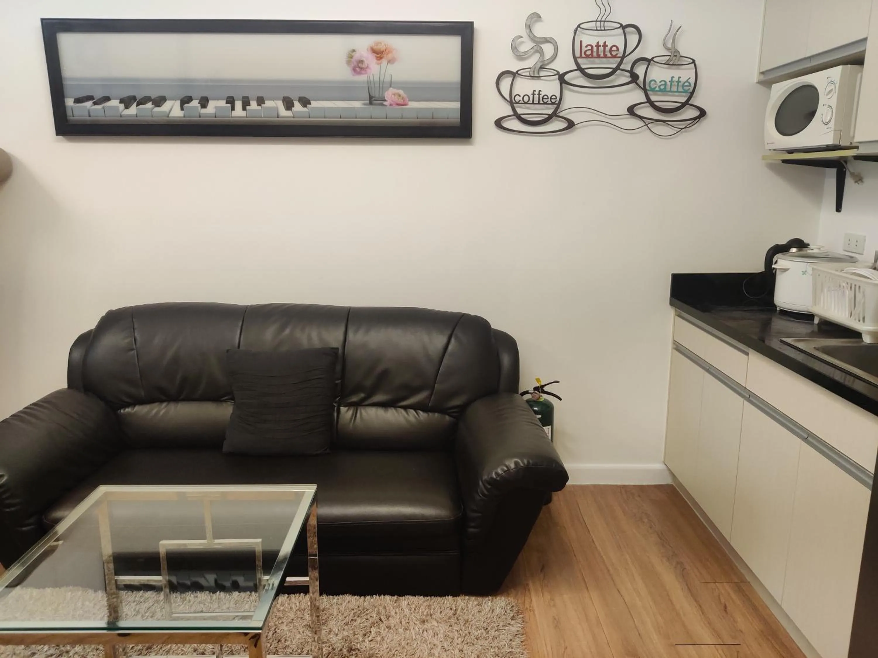 Seating area in Abreeza Condo T2-2820