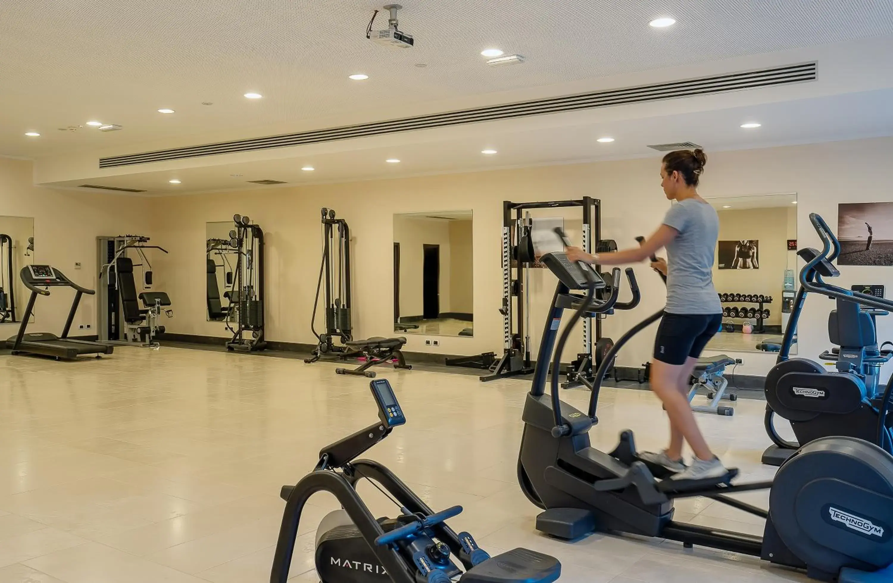Fitness centre/facilities in Therasia Resort Sea and SPA - The Leading Hotels of the World Fitness centre/facilities in Therasia Resort Sea and SPA - The Leading Hotels of the World