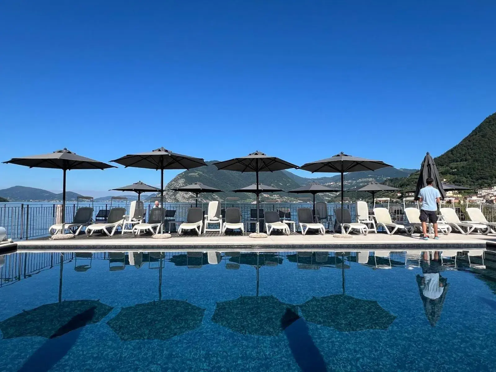 Swimming pool in Hotel Rivalago Swimming pool in Hotel Rivalago