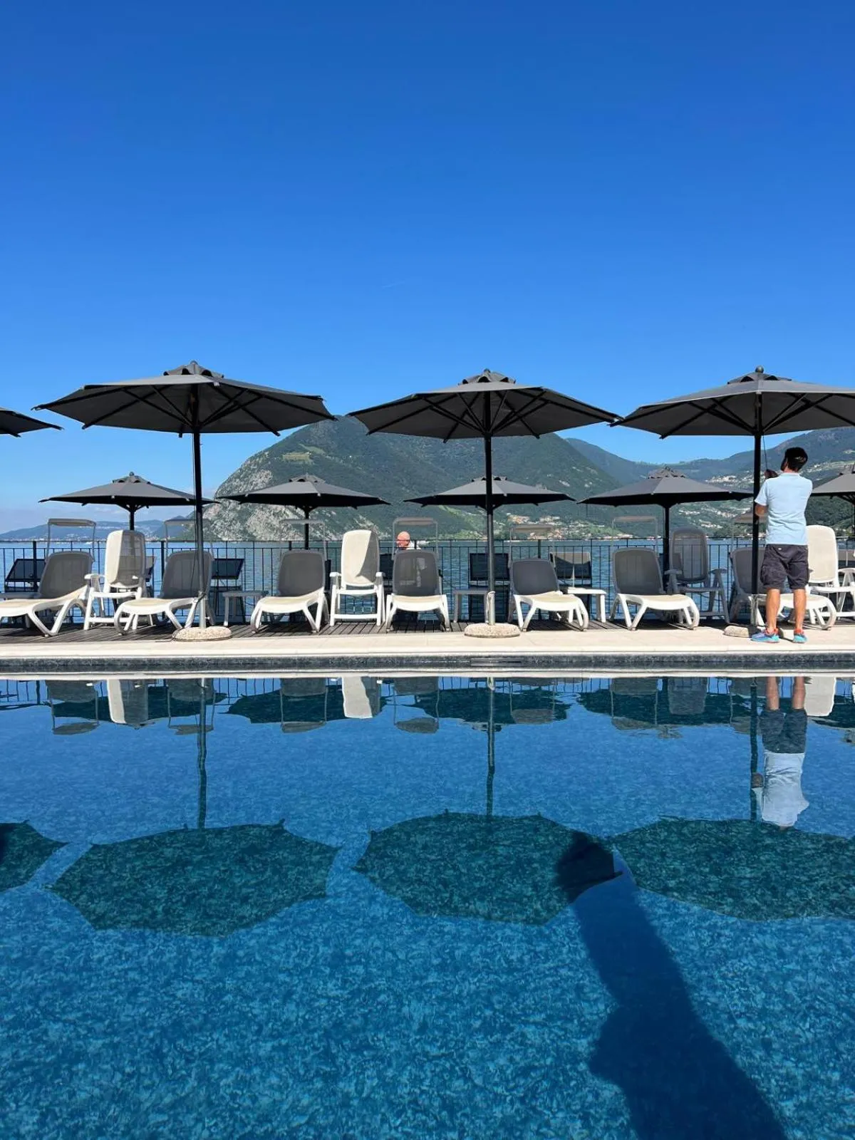 Swimming pool in Hotel Rivalago