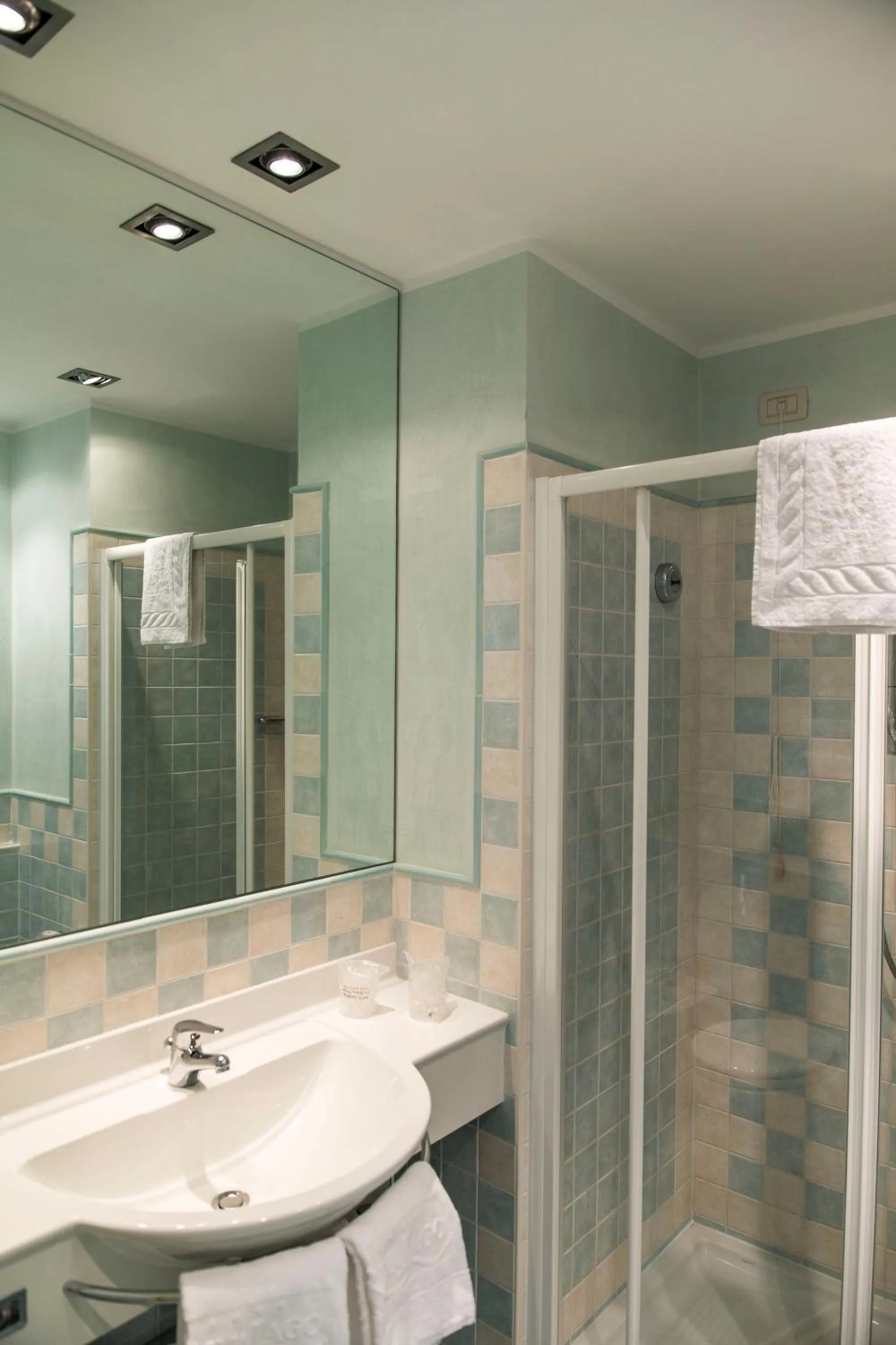 Bathroom in Hotel Rivalago