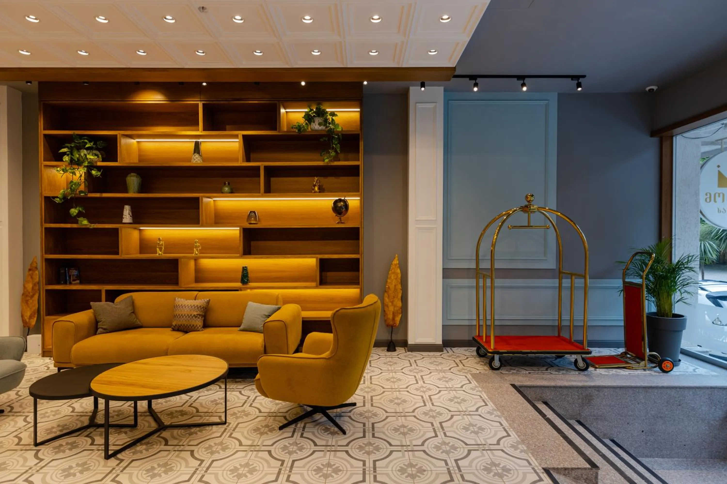 Lobby or reception in Hotel Monarch