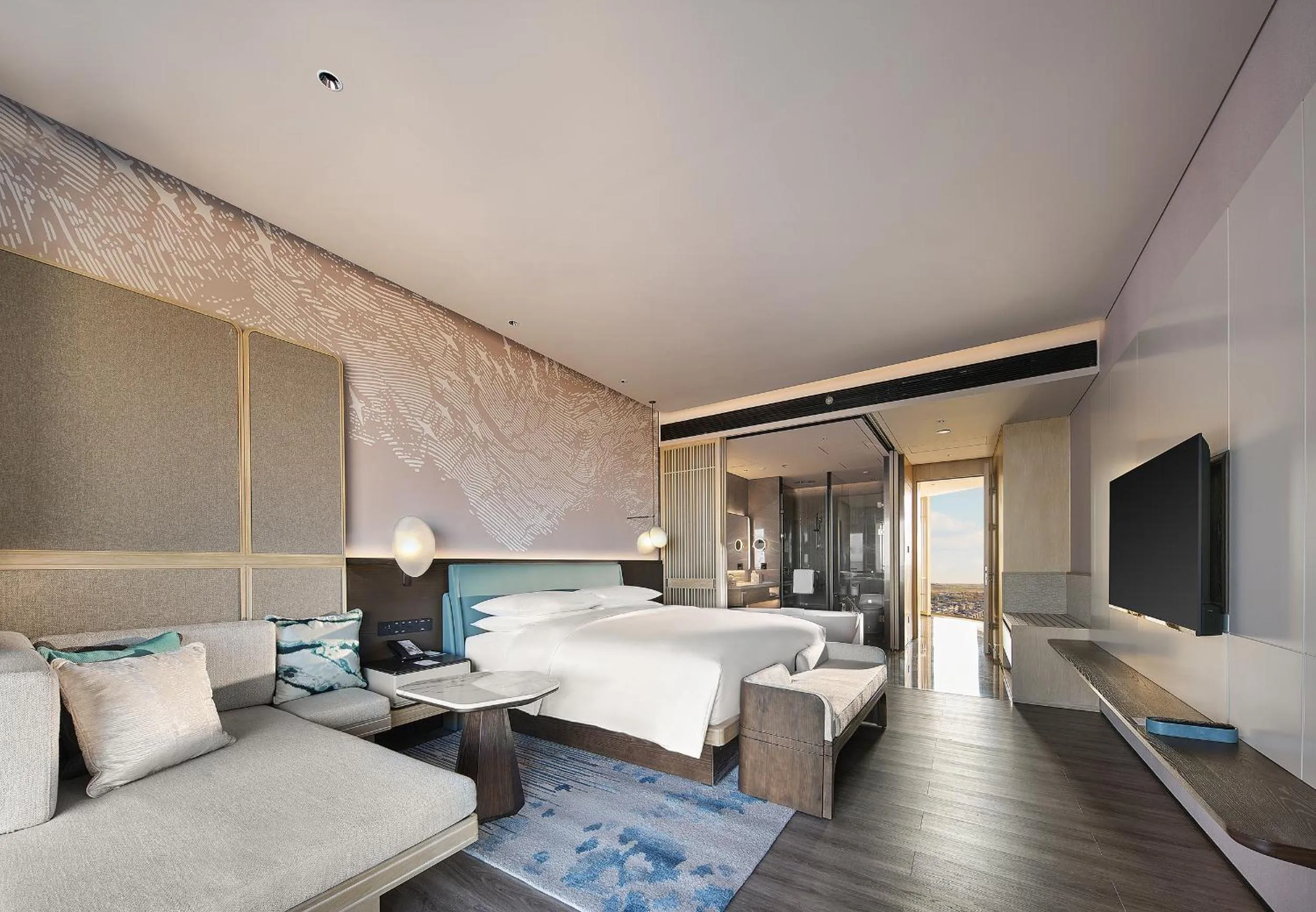 Bedroom, Bed in Qinhuangdao Marriott Resort