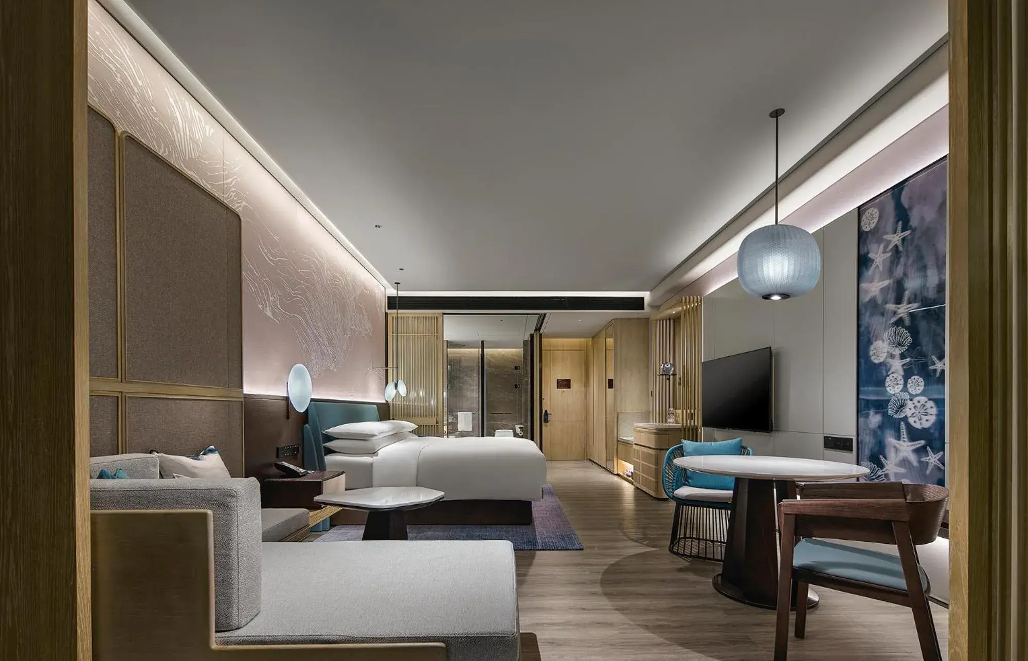 Oceanfront King Room in Qinhuangdao Marriott Resort Oceanfront King Room in Qinhuangdao Marriott Resort