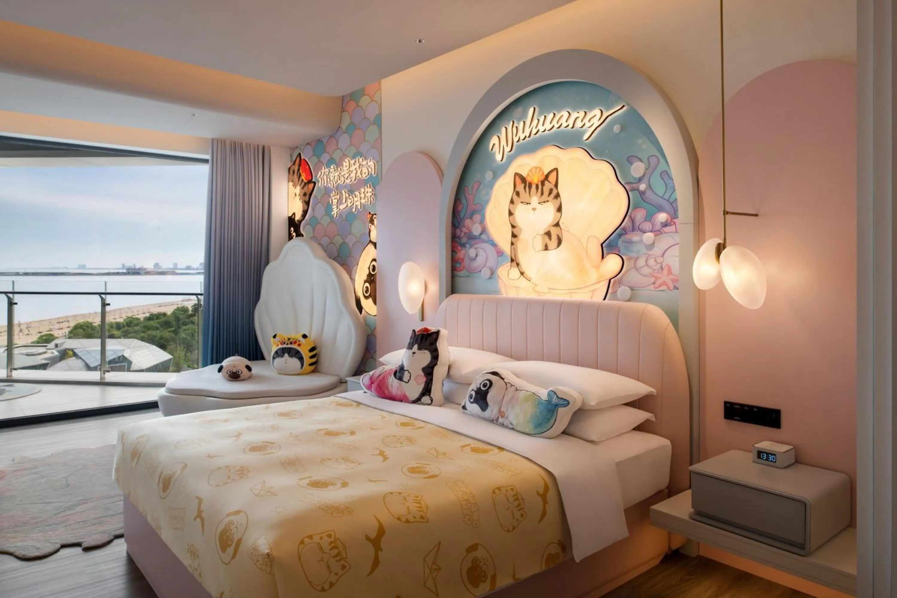 Photo of the whole room, Bed in Qinhuangdao Marriott Resort