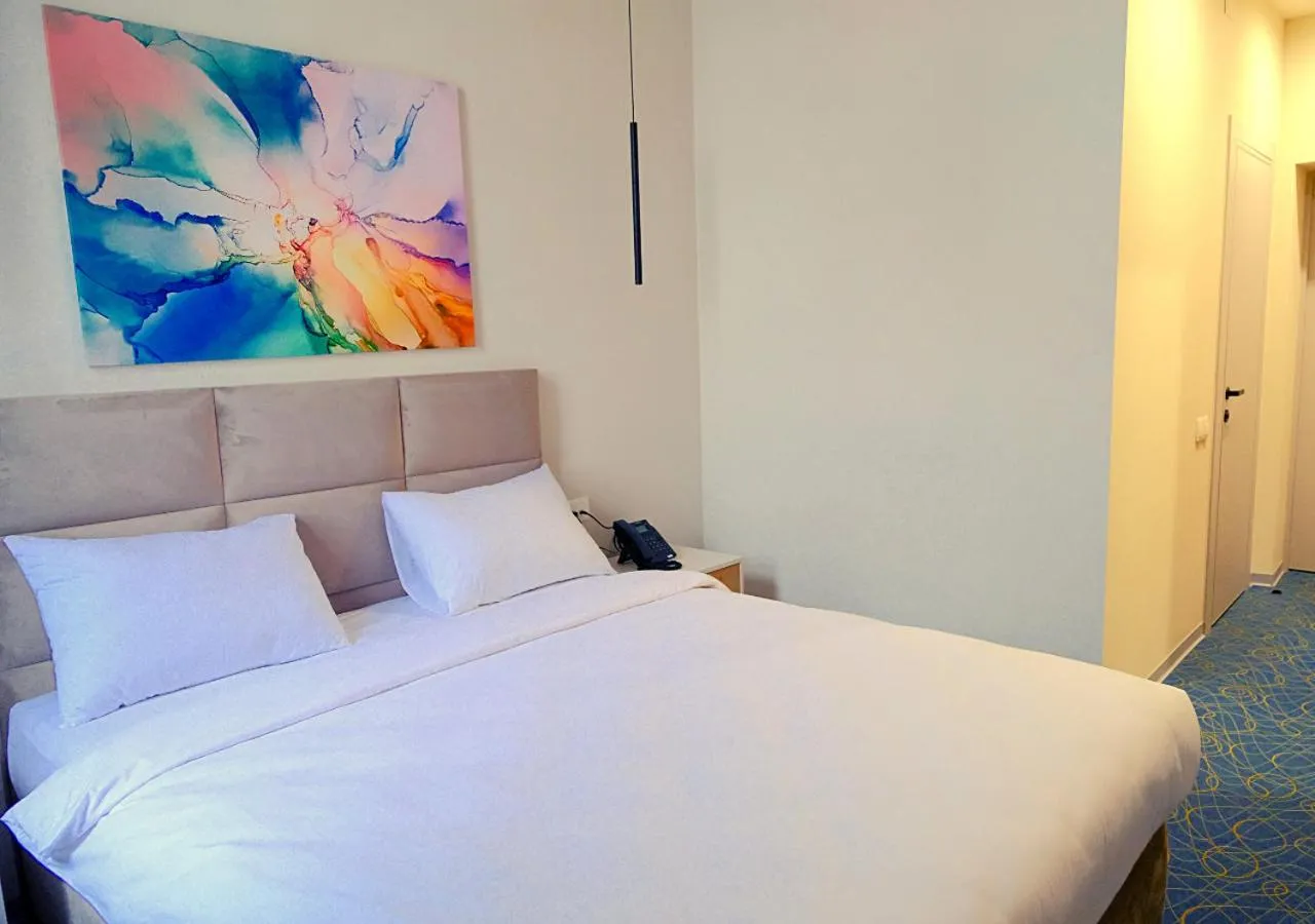 Bed in ADD Hotel Almaty
