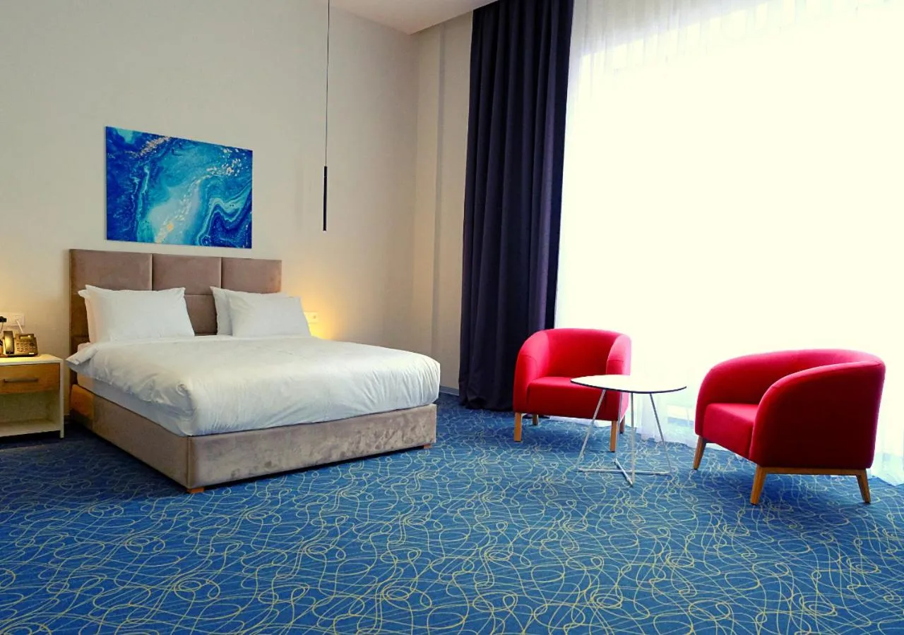 Photo of the whole room, Bed in ADD Hotel Almaty