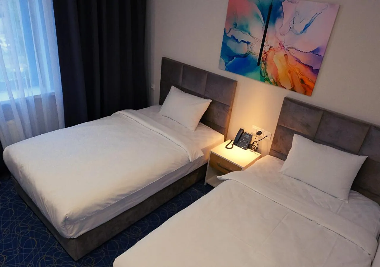 Bed in ADD Hotel Almaty
