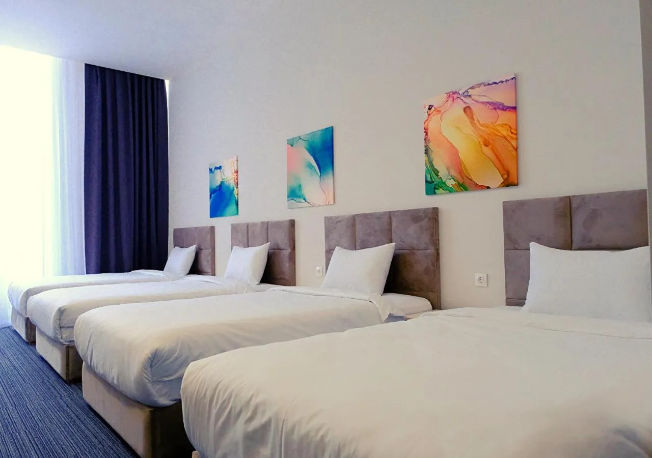 Bed in ADD Hotel Almaty