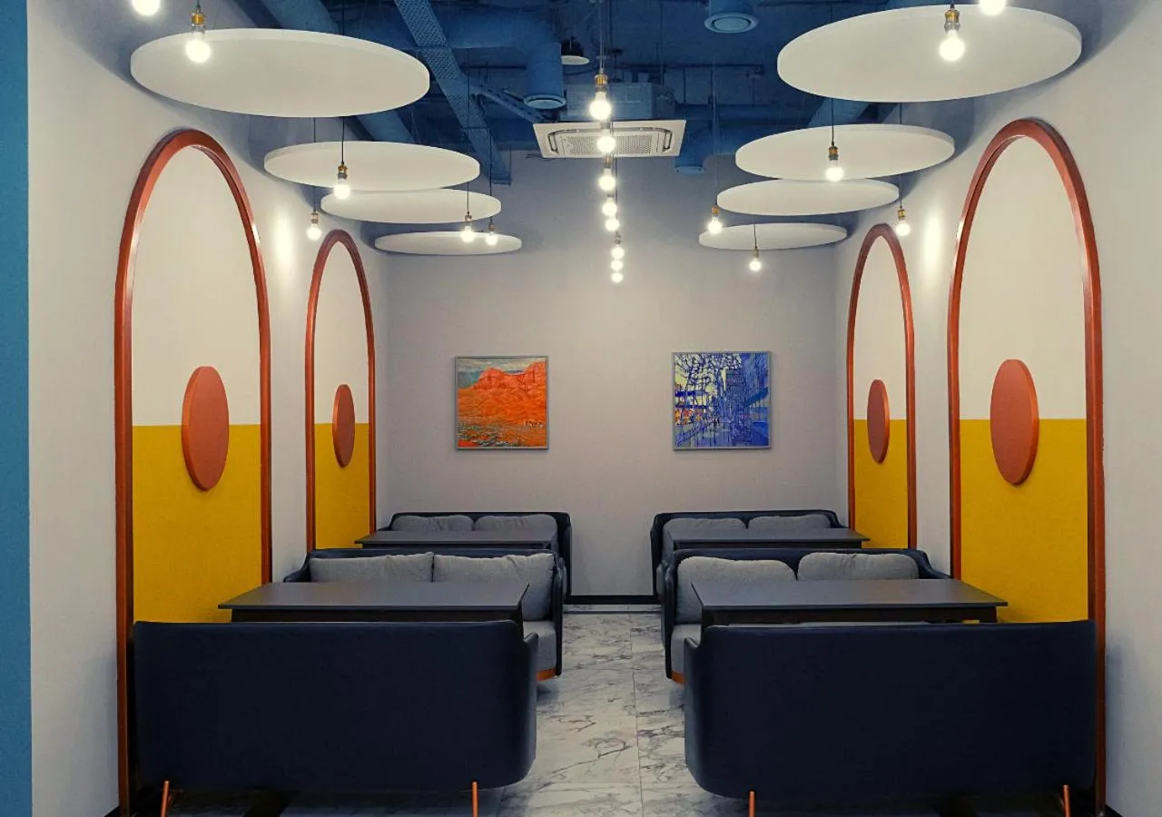 Lobby or reception in ADD Hotel Almaty