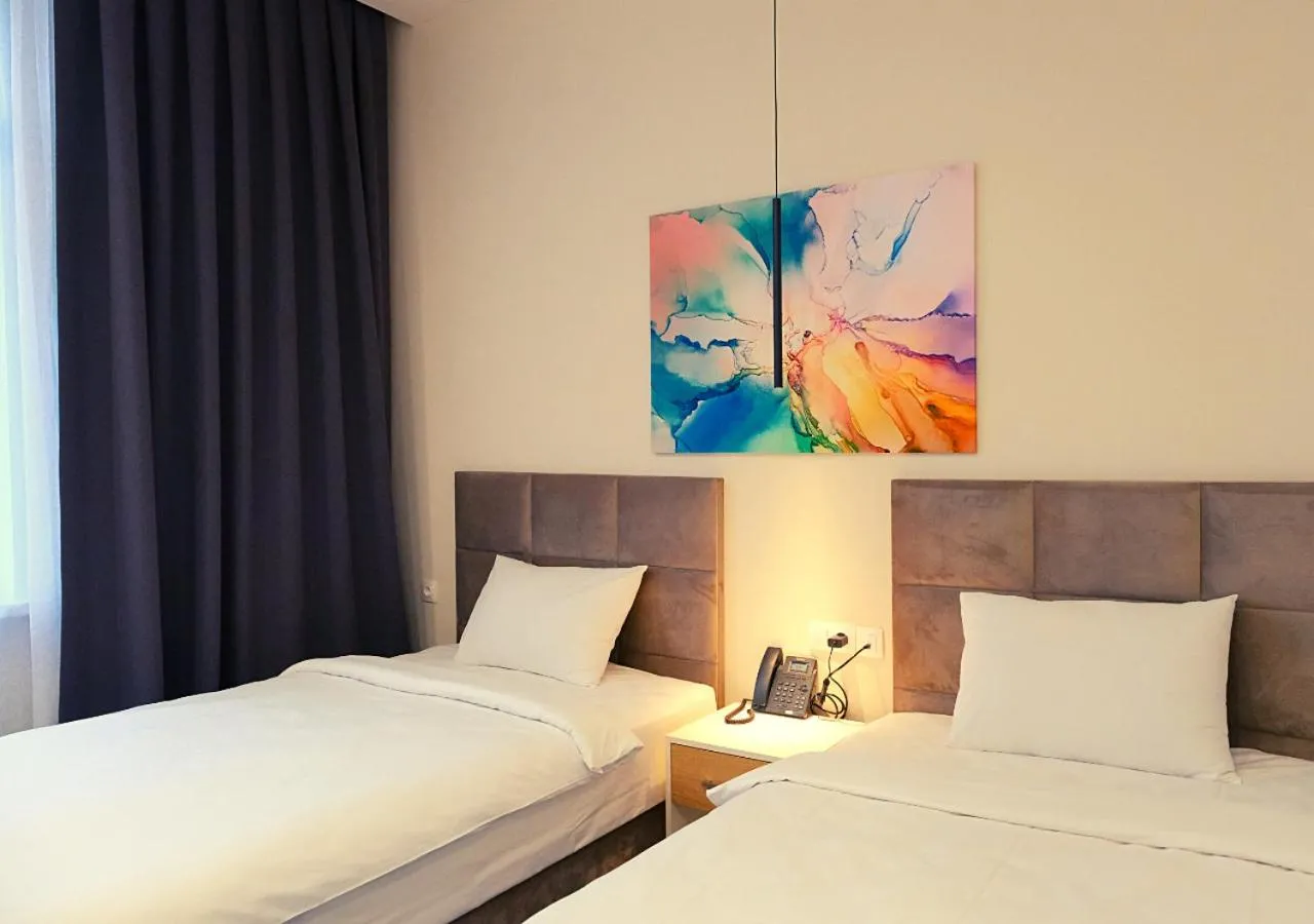 Bed in ADD Hotel Almaty