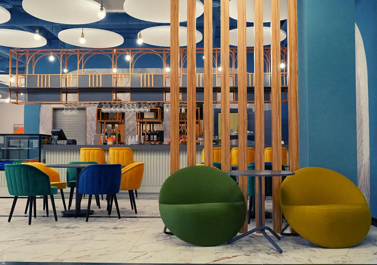 Lobby or reception in ADD Hotel Almaty